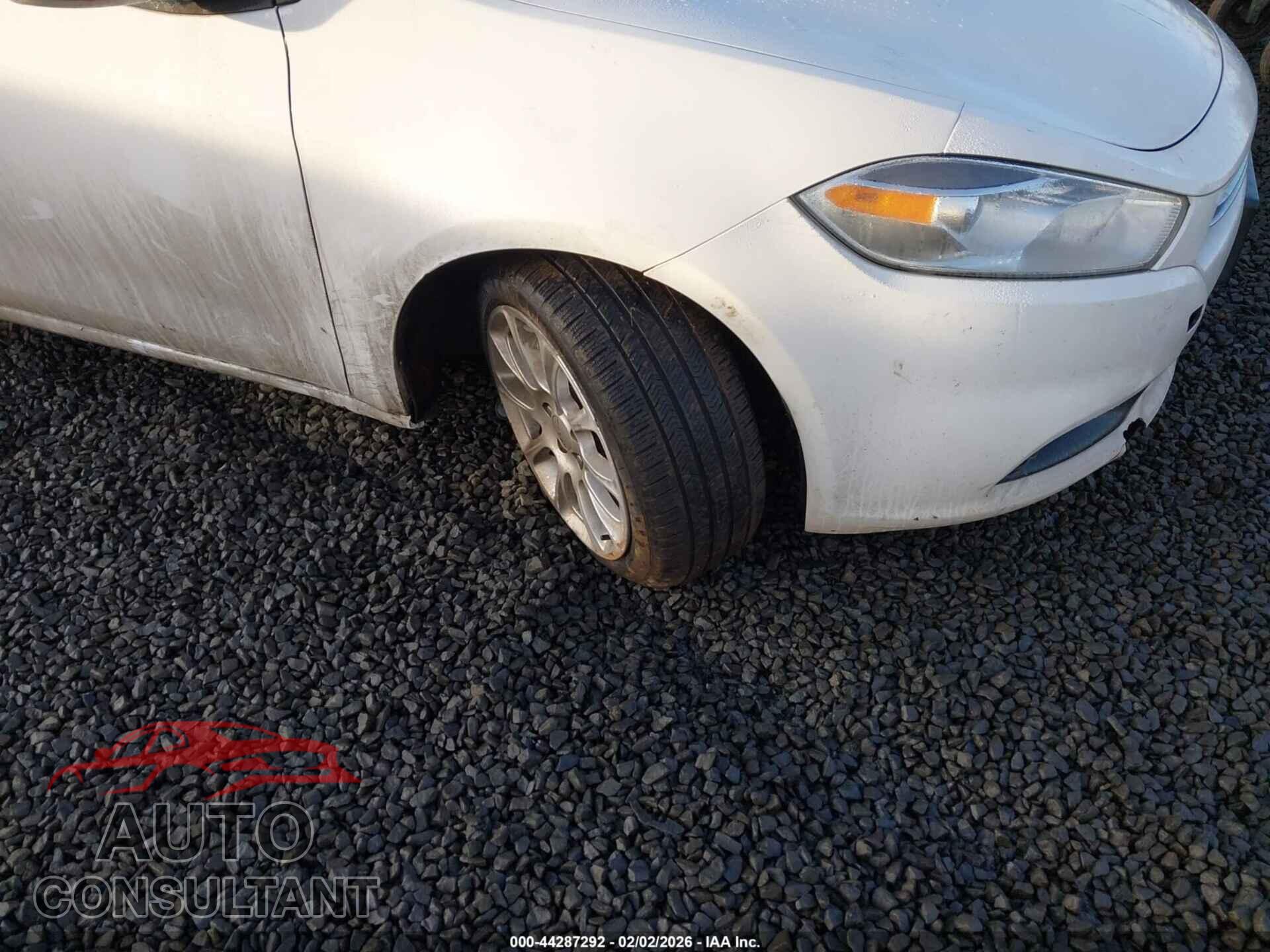 DODGE DART 2013 - 1C3CDFCA9DD346480