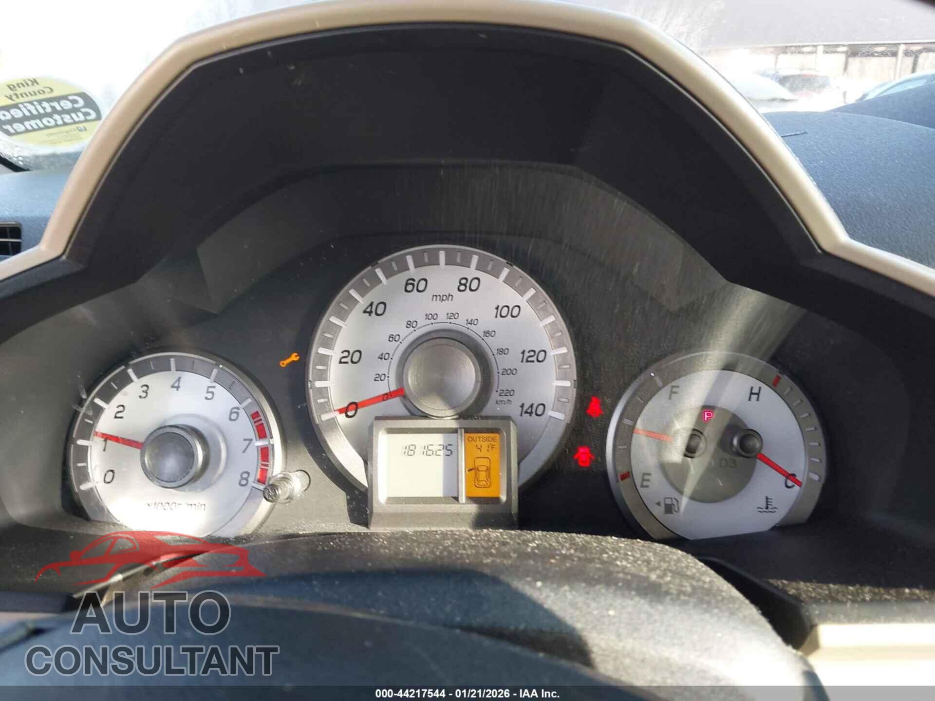 HONDA PILOT 2012 - 5FNYF4H58CB056170