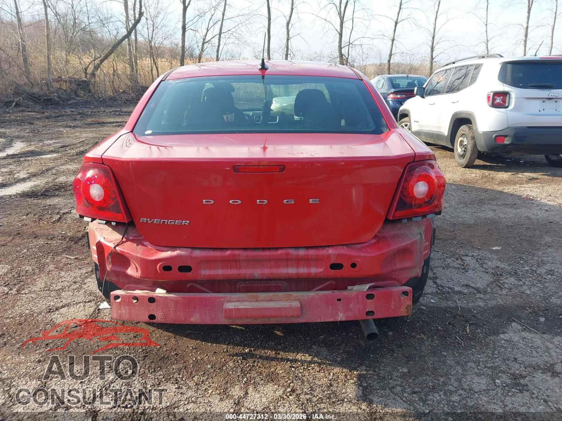 DODGE AVENGER 2013 - 1C3CDZAB0DN637604