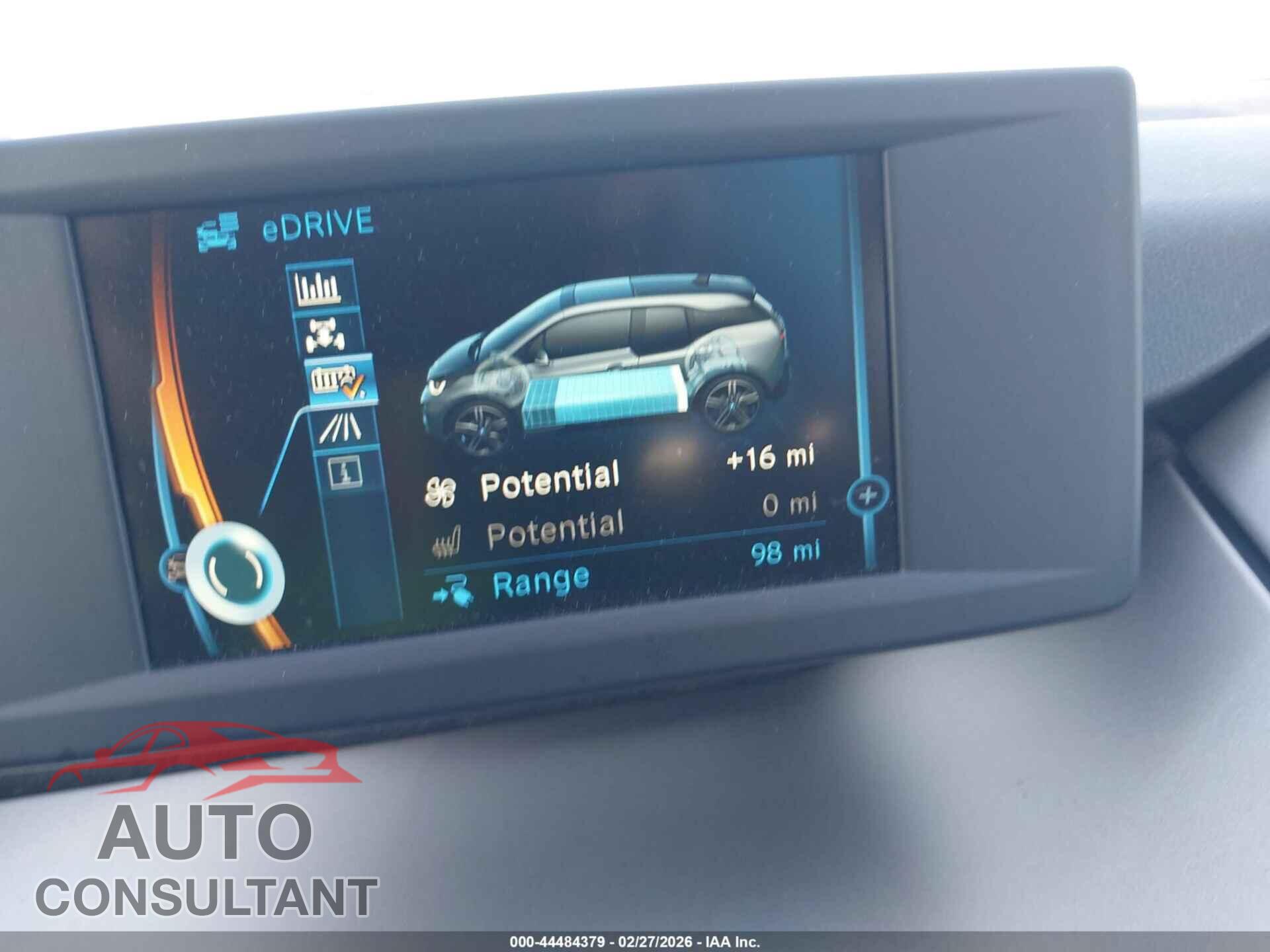BMW I3 2018 - WBY7Z4C57JVD95562