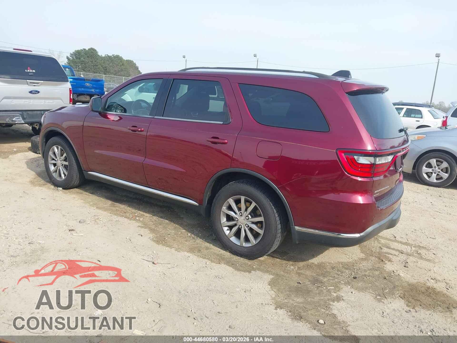DODGE DURANGO 2017 - 1C4RDJAGXHC945609