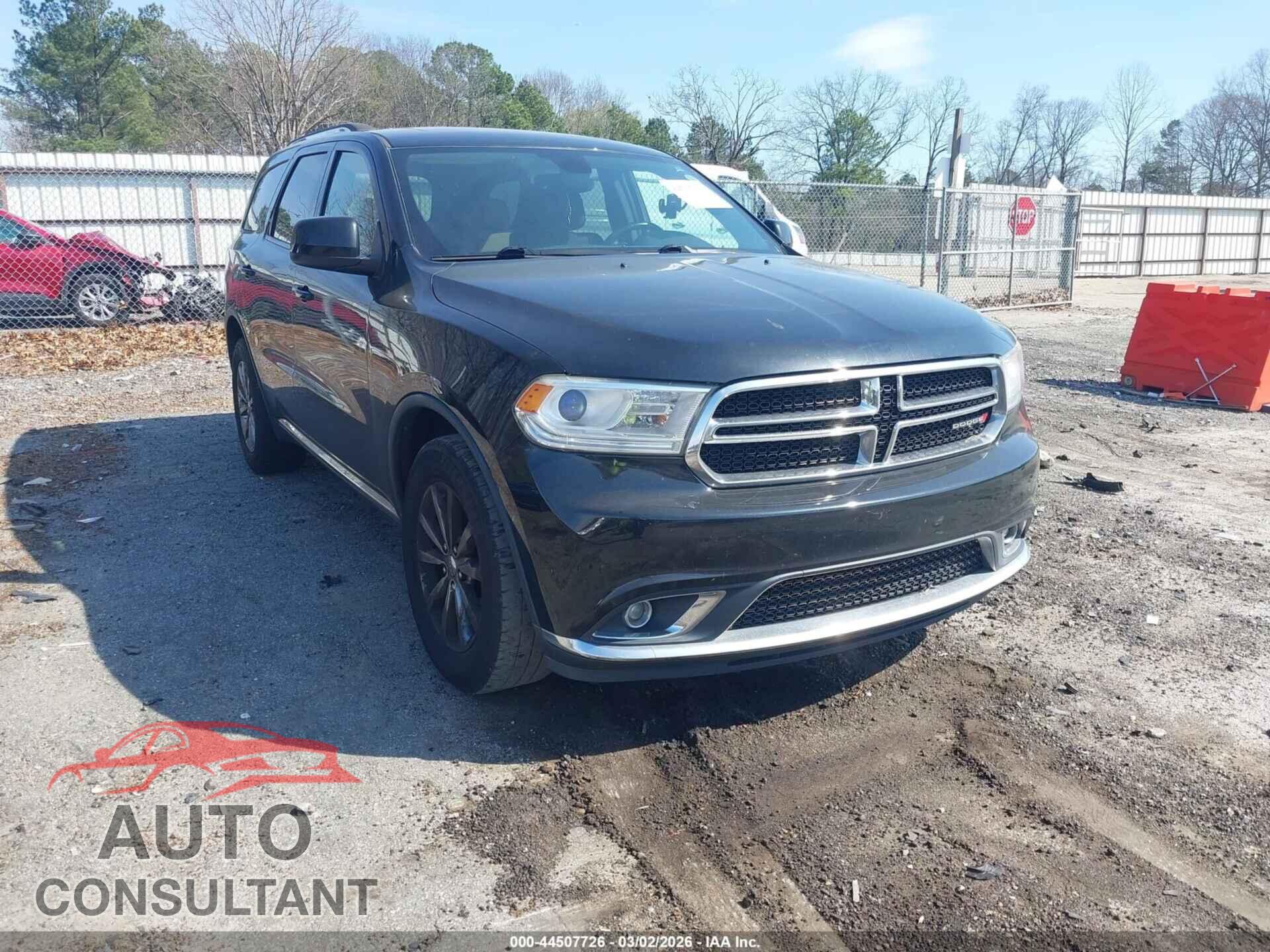 DODGE DURANGO 2017 - 1C4RDHAG2HC917599