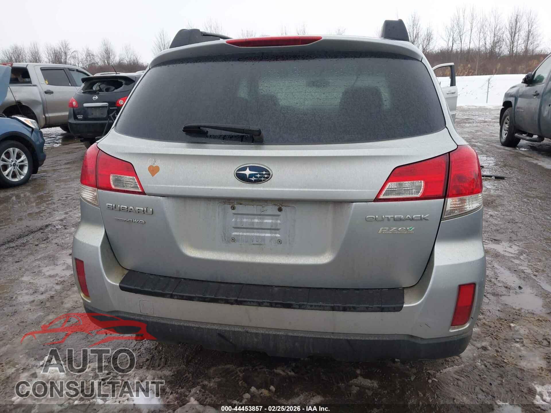 SUBARU OUTBACK 2012 - 4S4BRBCCXC3249615
