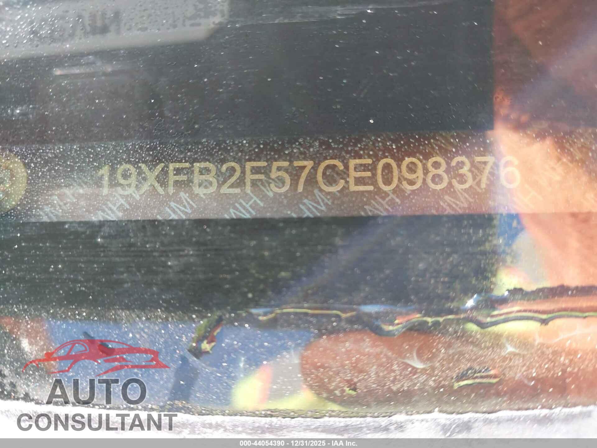 HONDA CIVIC 2012 - 19XFB2F57CE098376