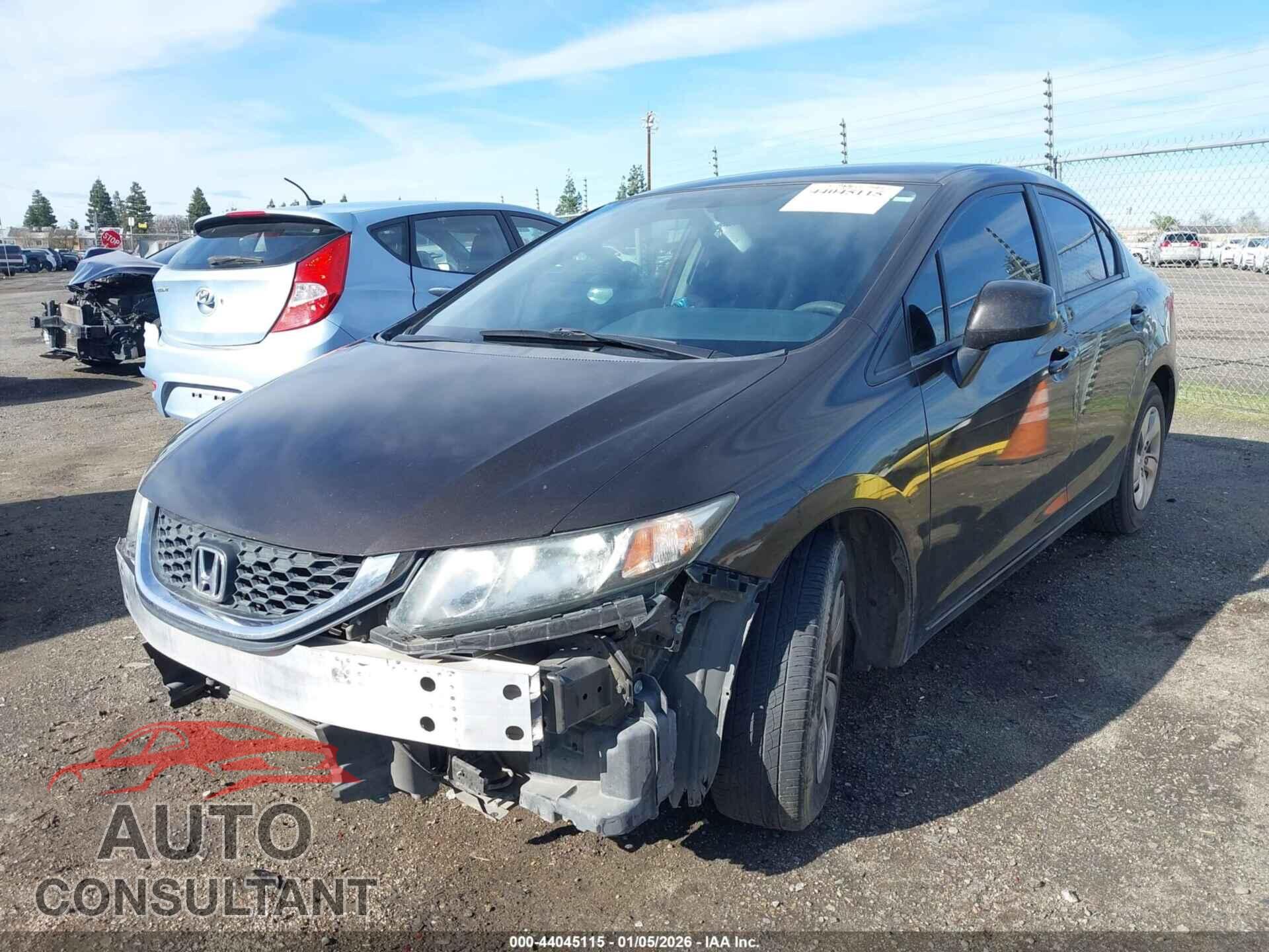 HONDA CIVIC 2013 - 2HGFB2F53DH506041