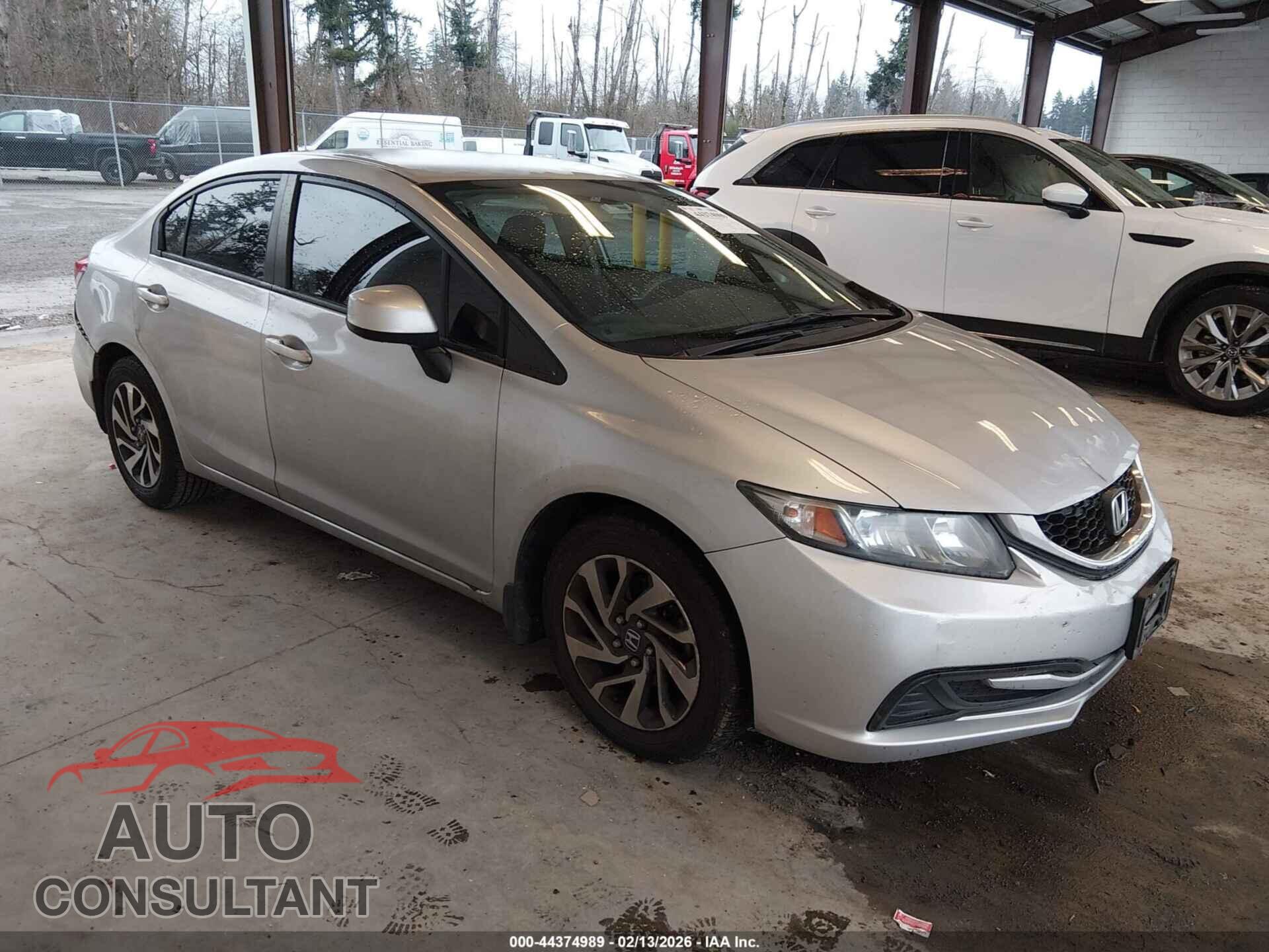 HONDA CIVIC 2013 - 19XFB2F56DE258698