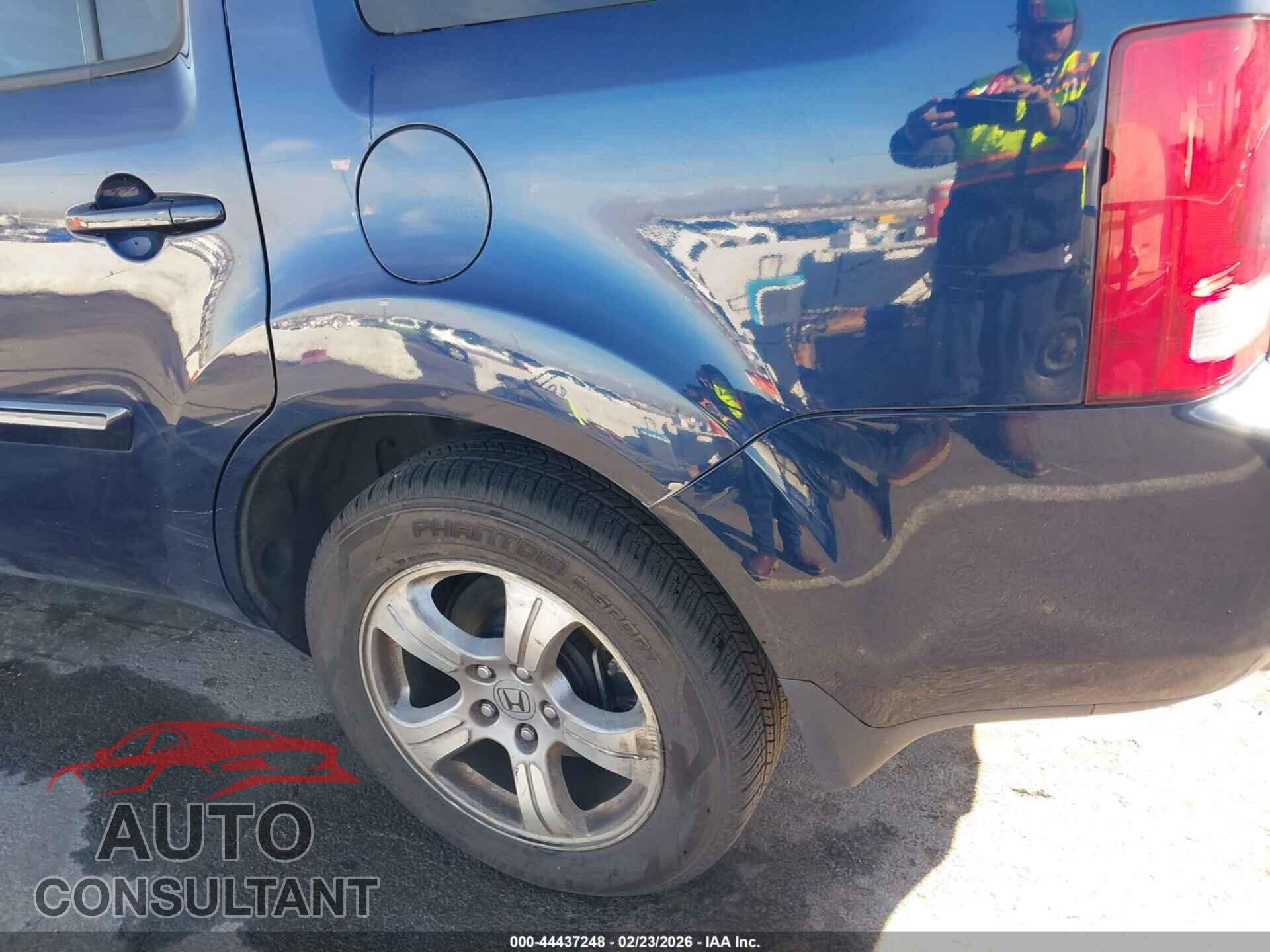 HONDA PILOT 2013 - 5FNYF3H40DB018628