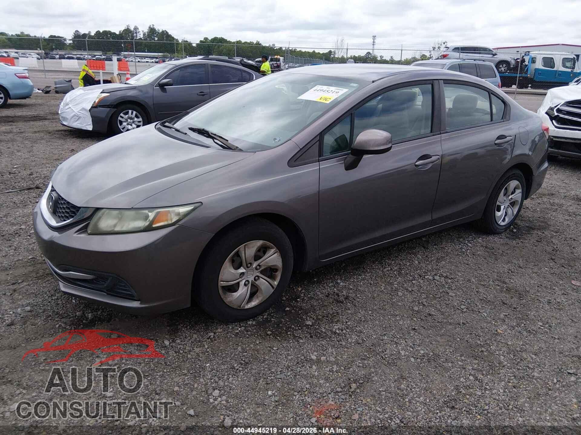 HONDA CIVIC 2013 - 19XFB2F55DE037982