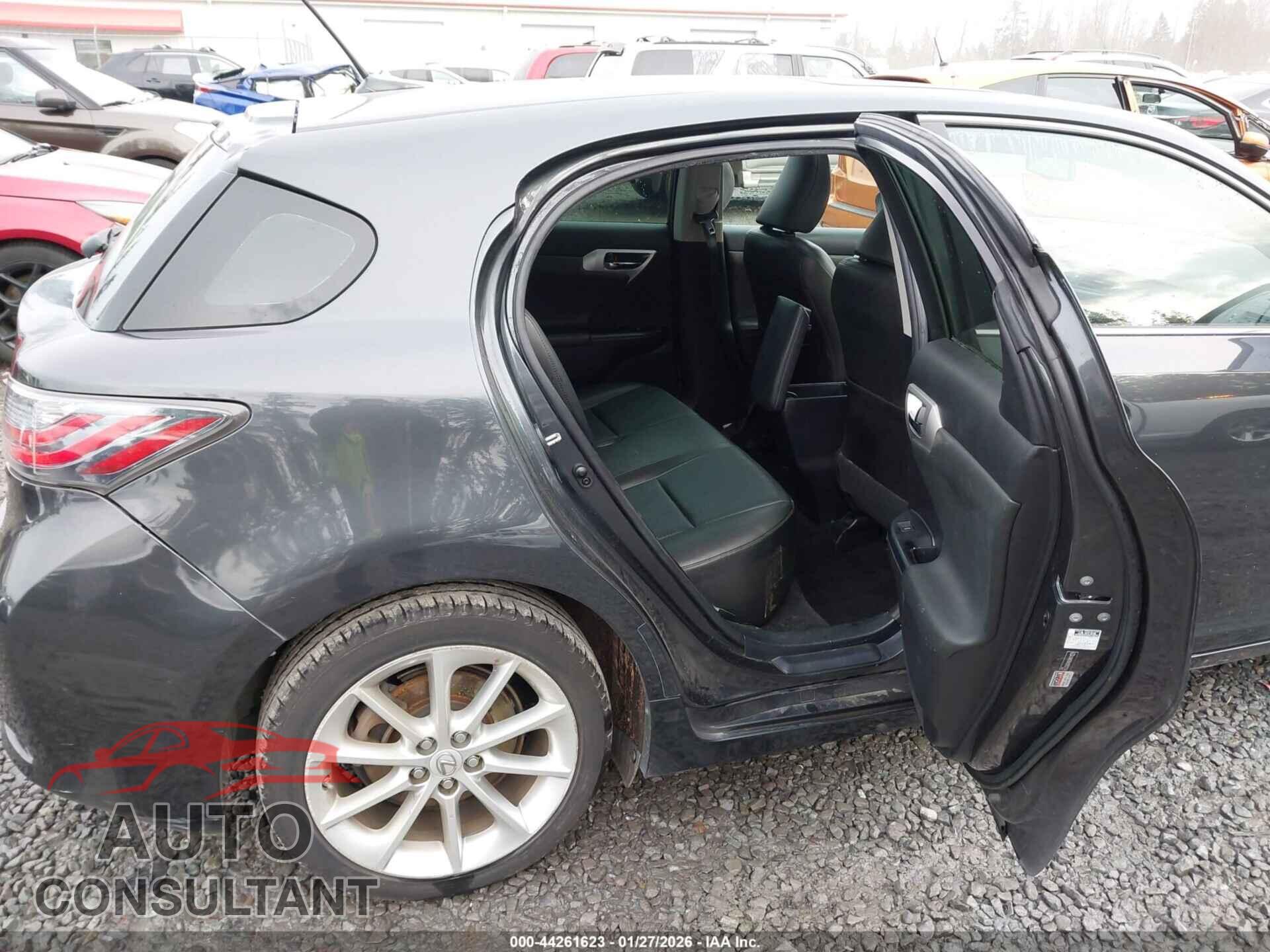 LEXUS CT 200H 2011 - JTHKD5BH2B2027574