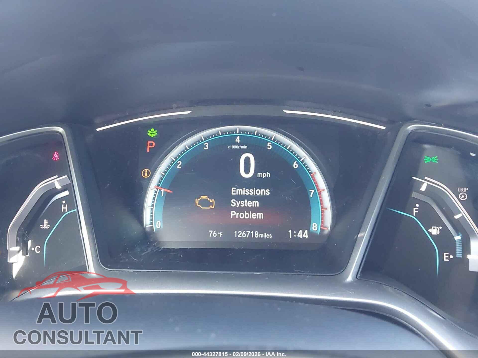 HONDA CIVIC 2017 - 19XFC1F3XHE013379
