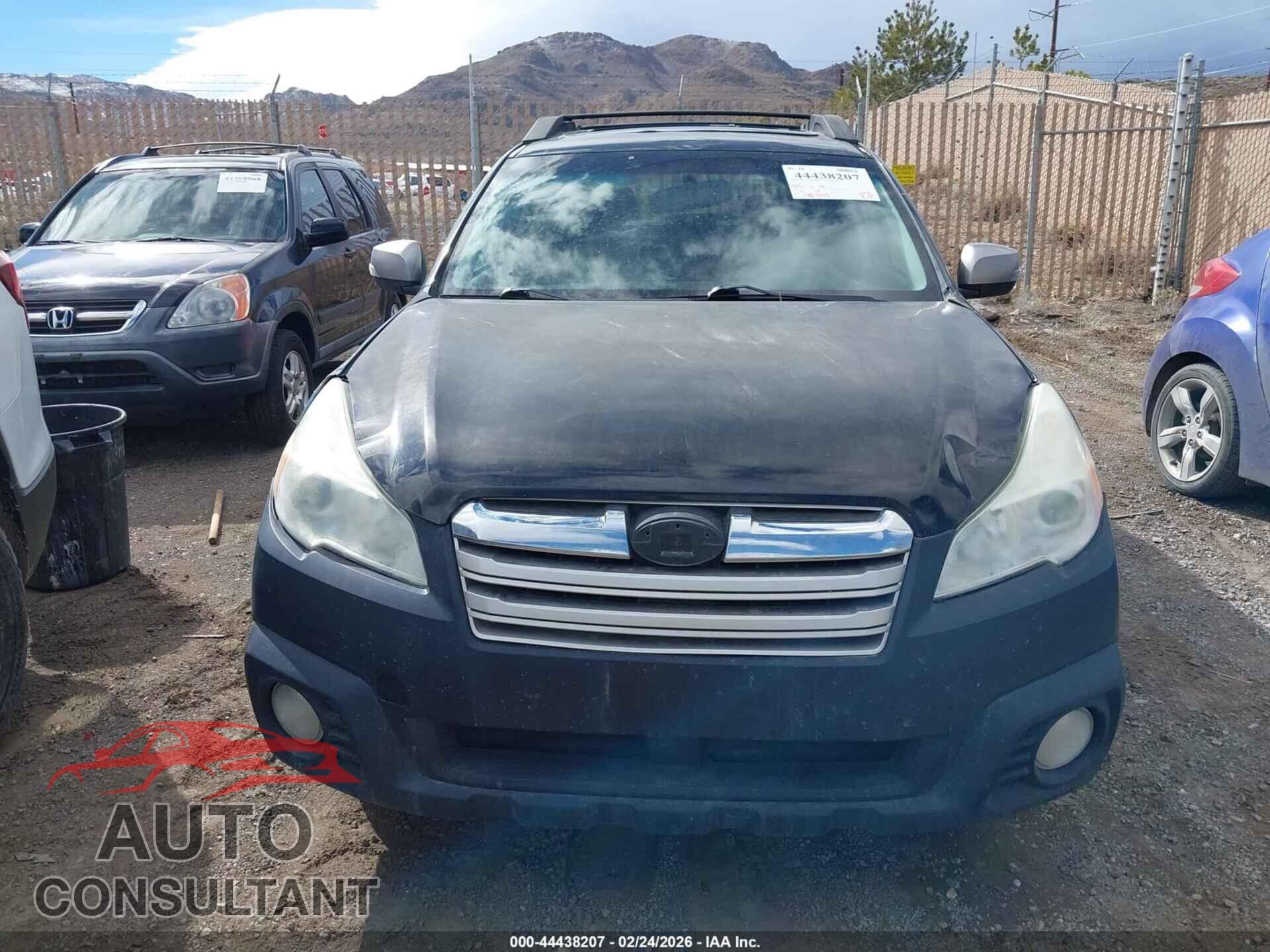 SUBARU OUTBACK 2013 - 4S4BRBSC6D3304452
