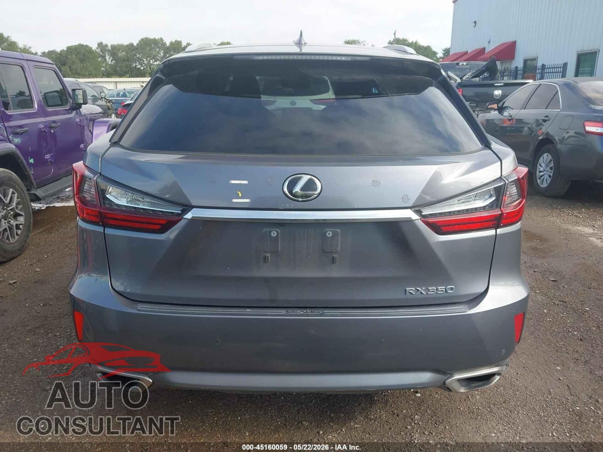 LEXUS RX 350 2017 - 2T2ZZMCA4HC087049