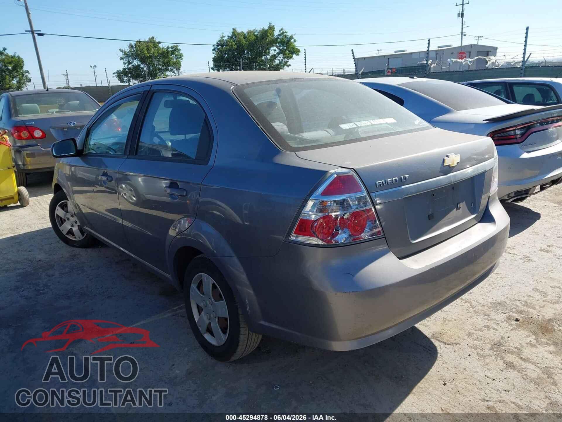 CHEVROLET AVEO 2009 - KL1TD56E69B609314