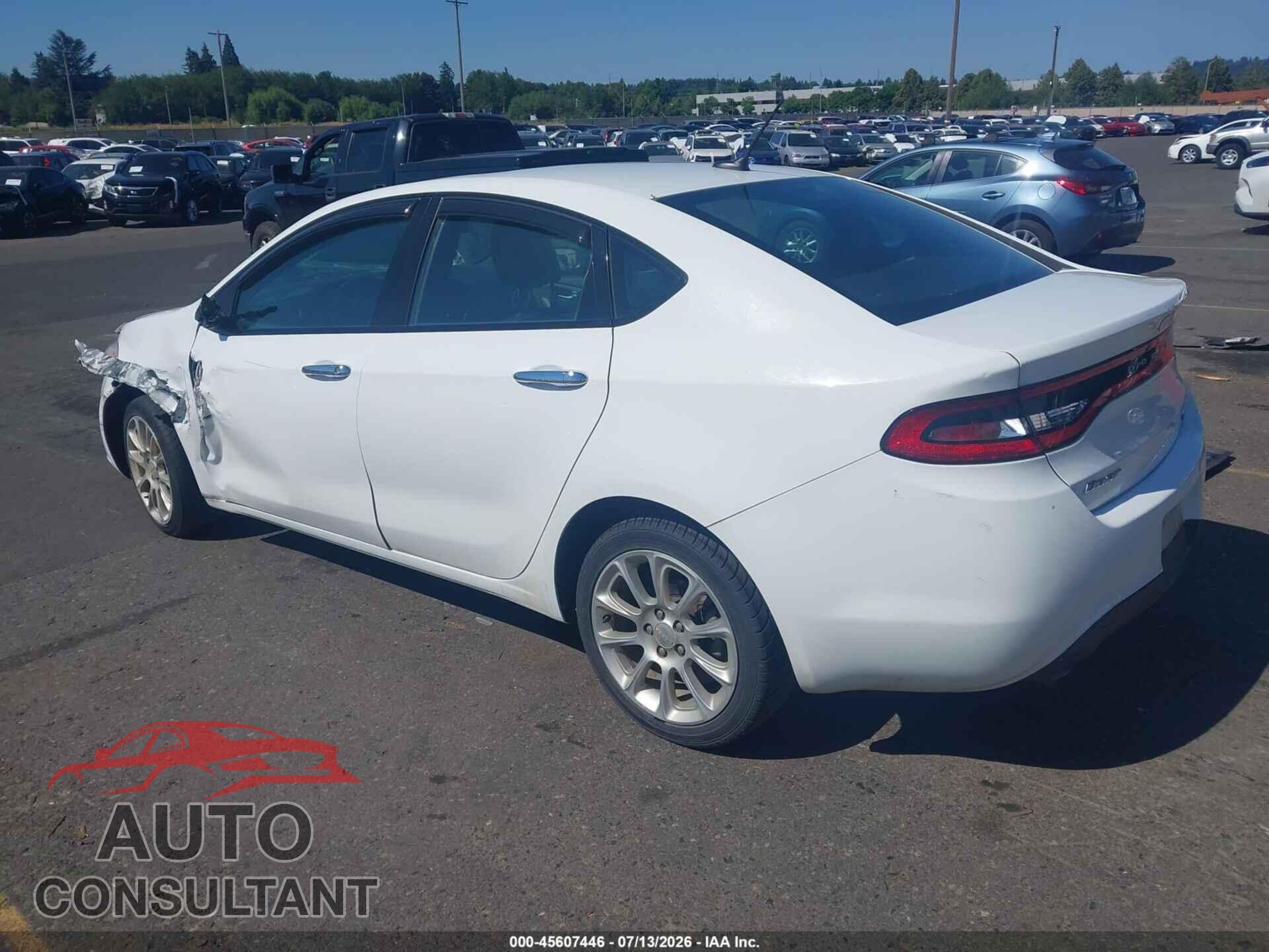 DODGE DART 2013 - 1C3CDFCH7DD323728