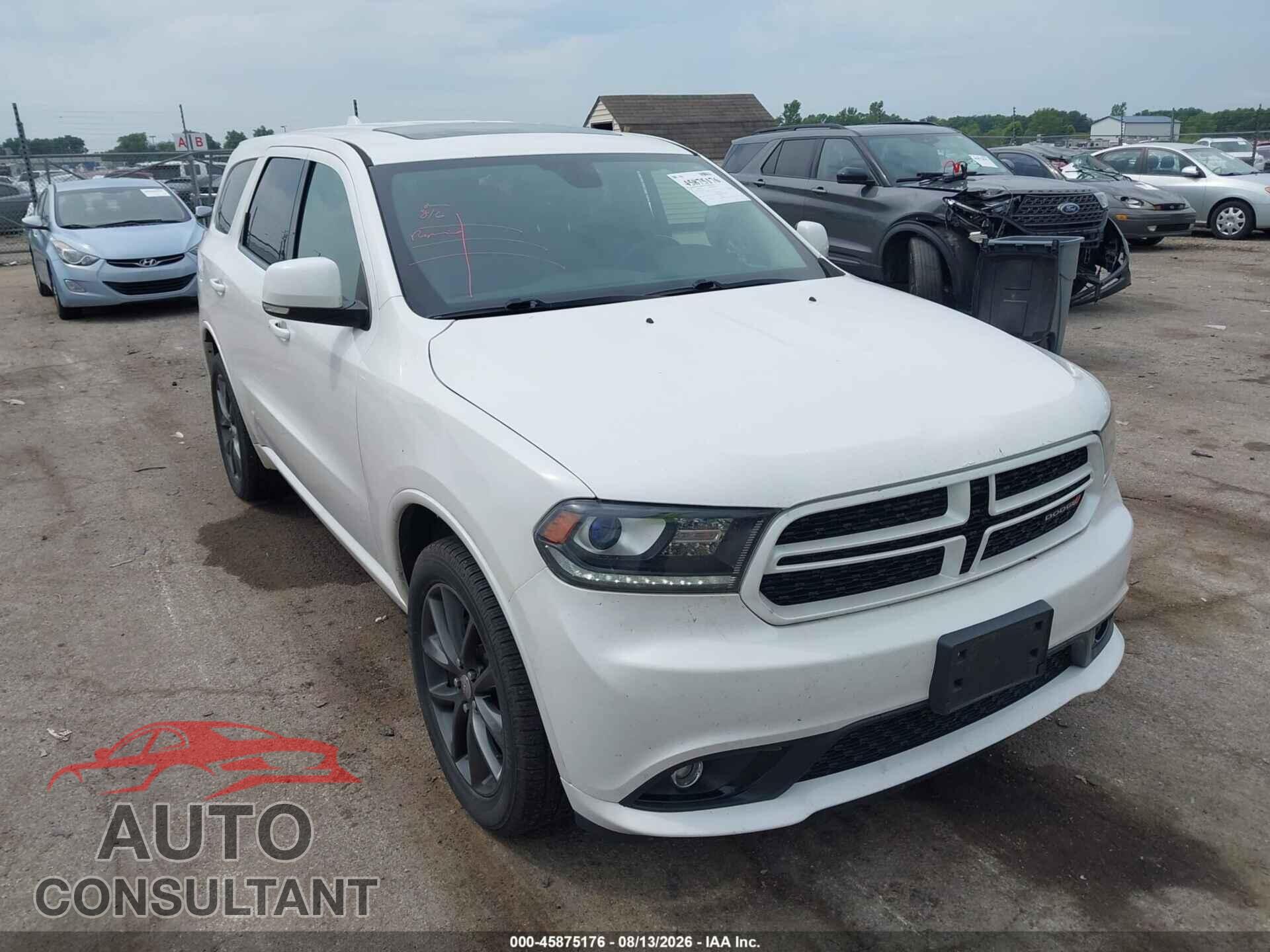 DODGE DURANGO 2018 - 1C4RDJDG3JC316971