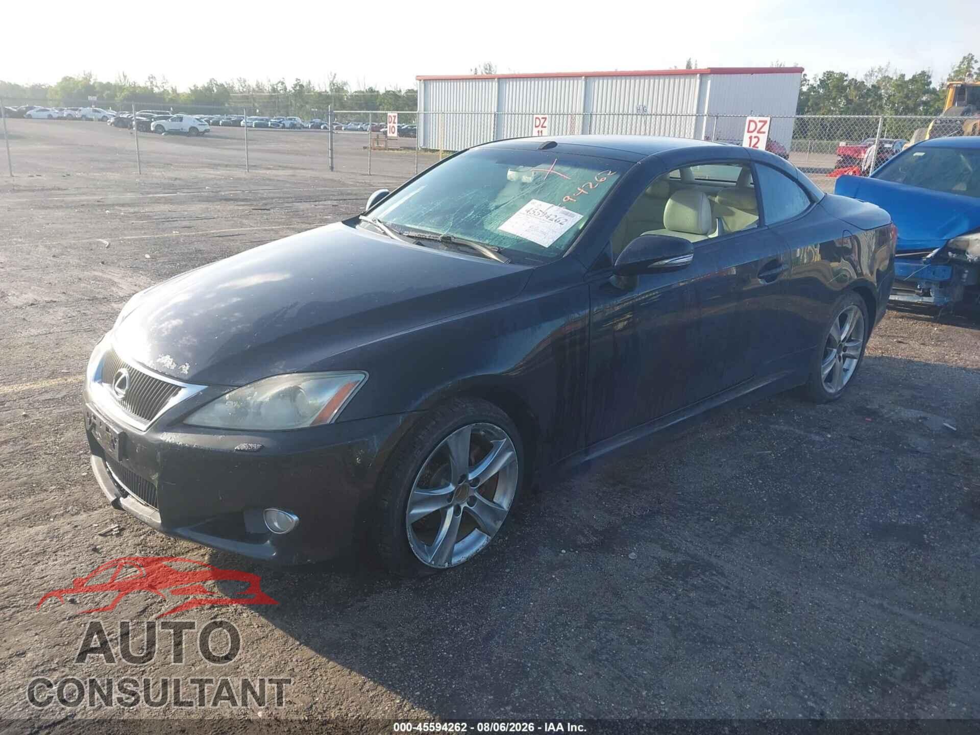 LEXUS IS 250C 2010 - JTHFF2C27A2502560