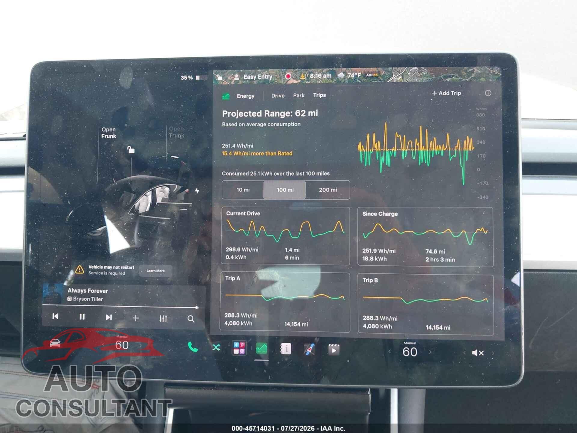 TESLA MODEL 3 2018 - 5YJ3E1EA8JF155307