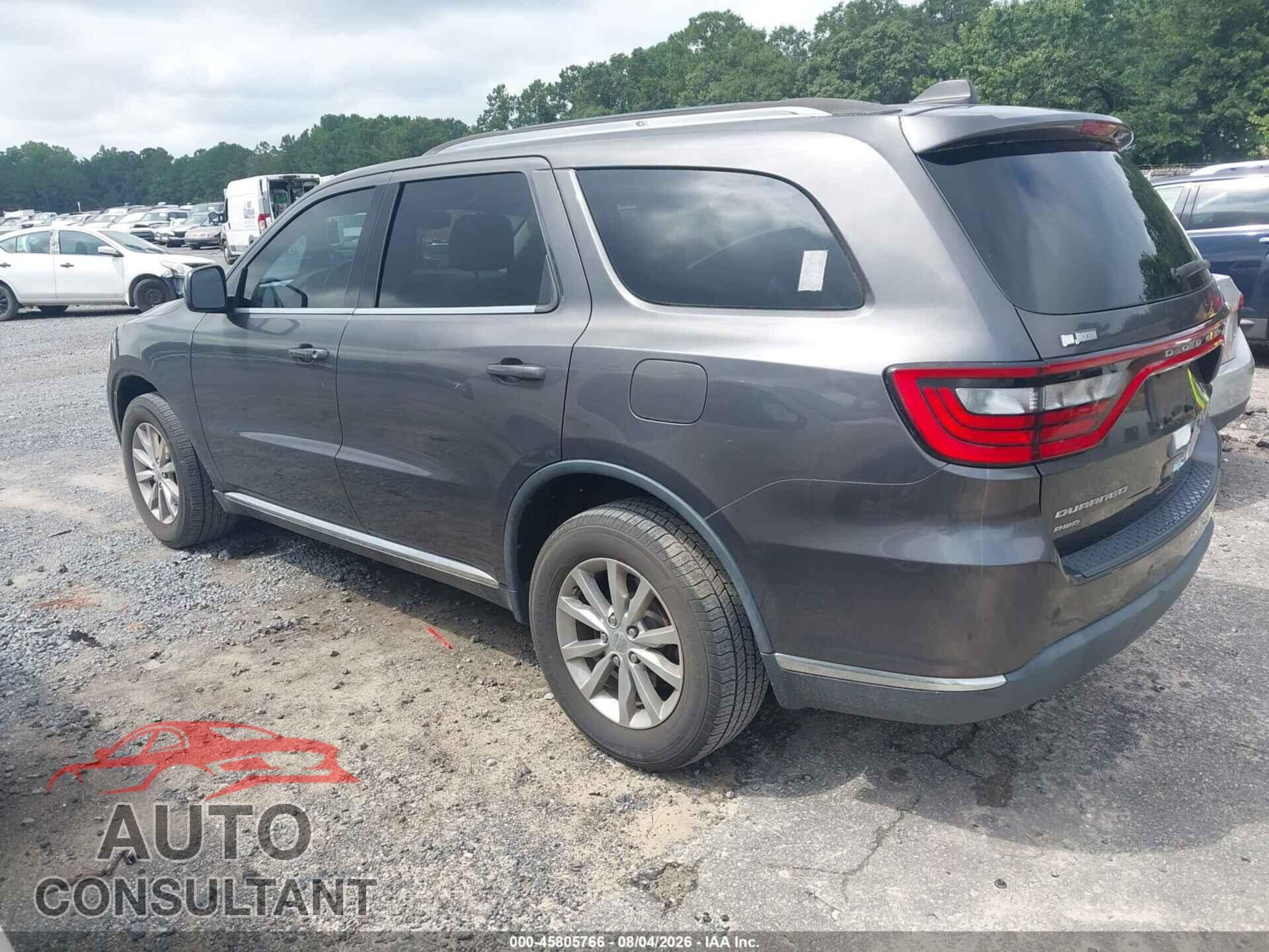 DODGE DURANGO 2017 - 1C4RDJAG0HC857538