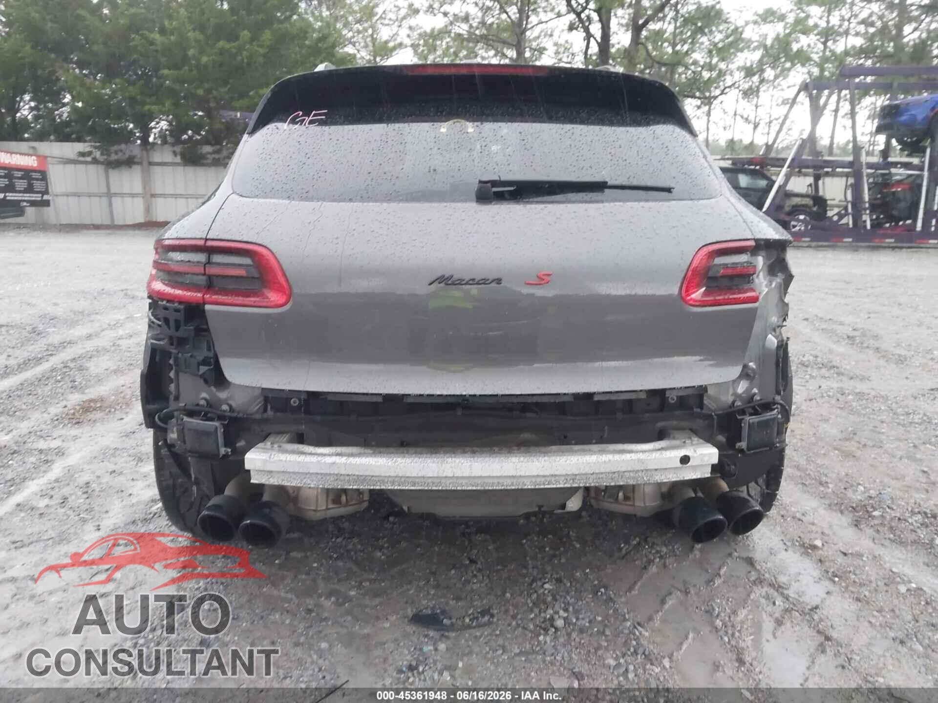 PORSCHE MACAN 2016 - WP1AB2A52GLB58254