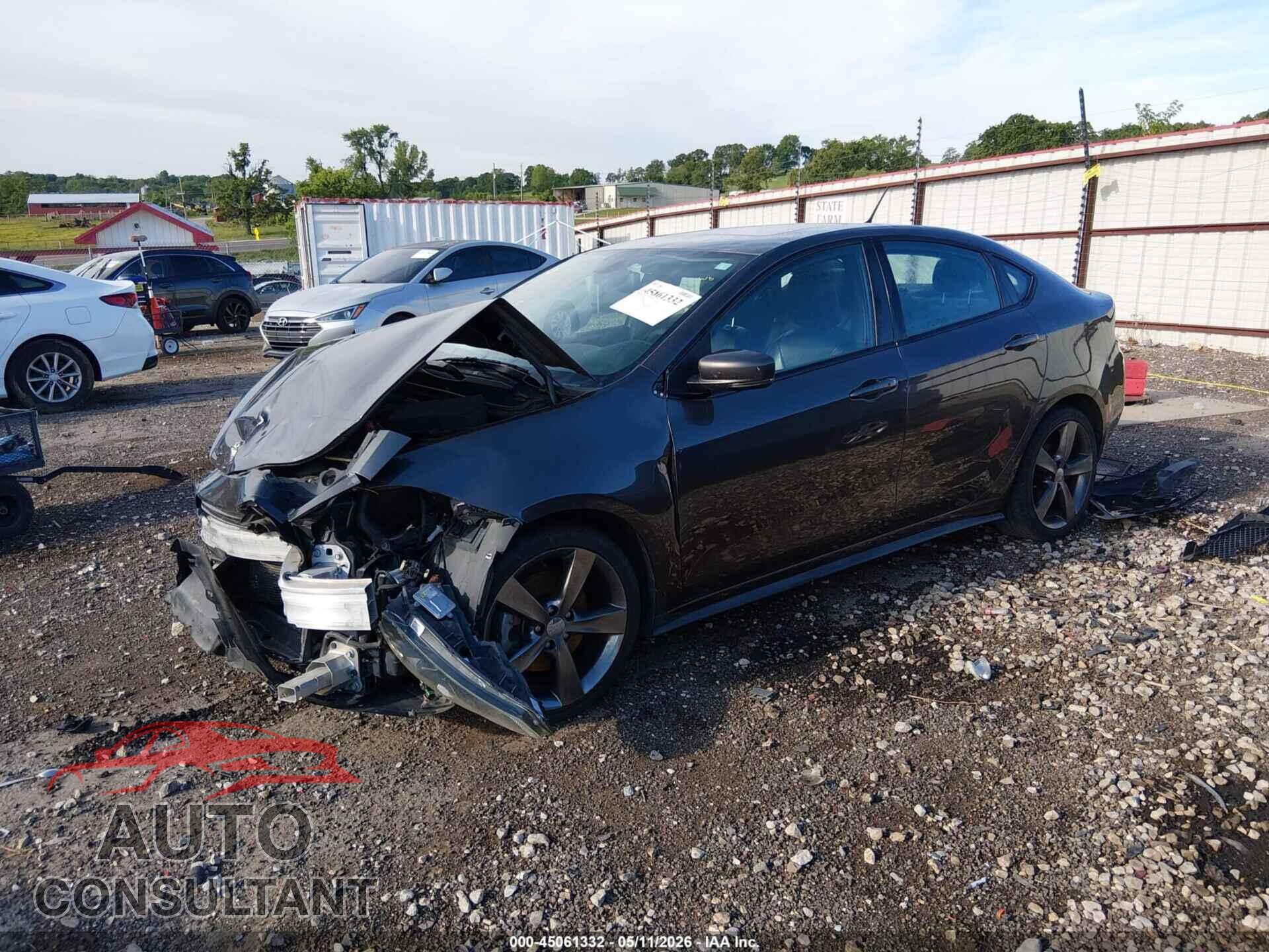 DODGE DART 2015 - 1C3CDFEB4FD310902