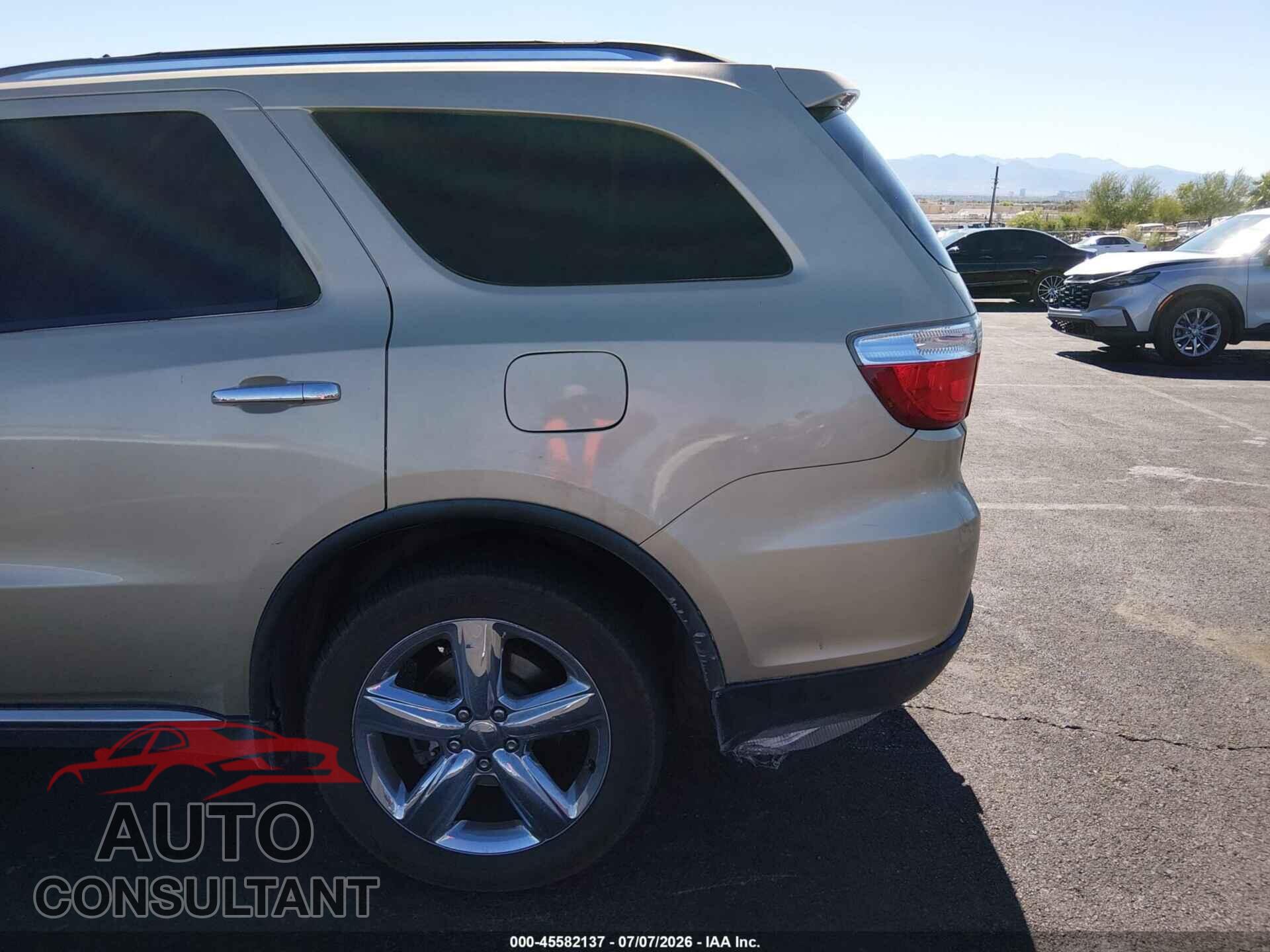 DODGE DURANGO 2011 - 1D4SD5GT8BC592861