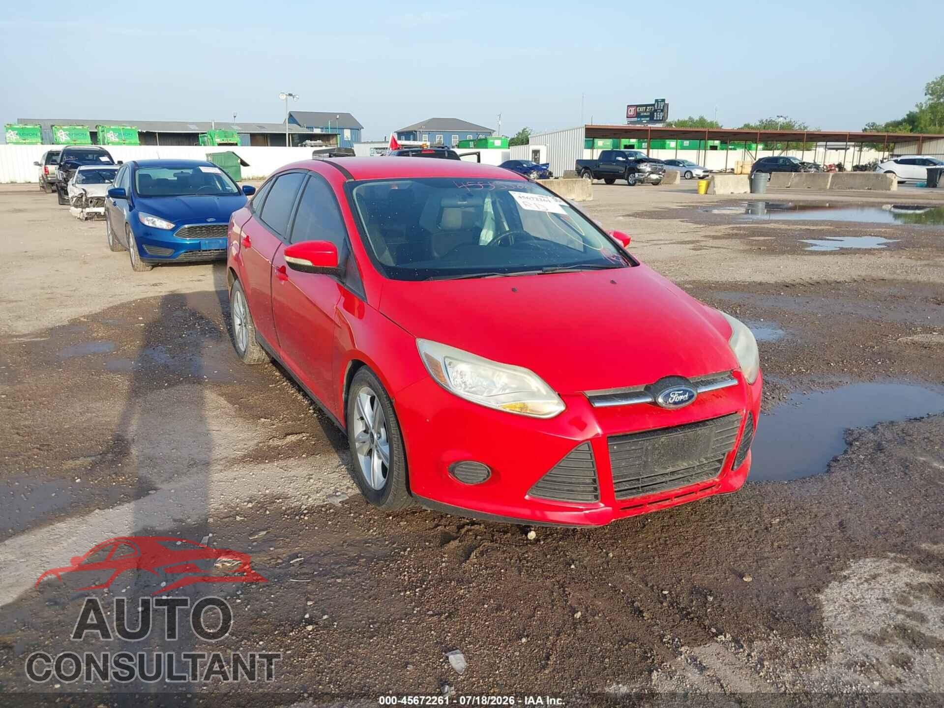 FORD FOCUS 2014 - 1FADP3F28EL452457