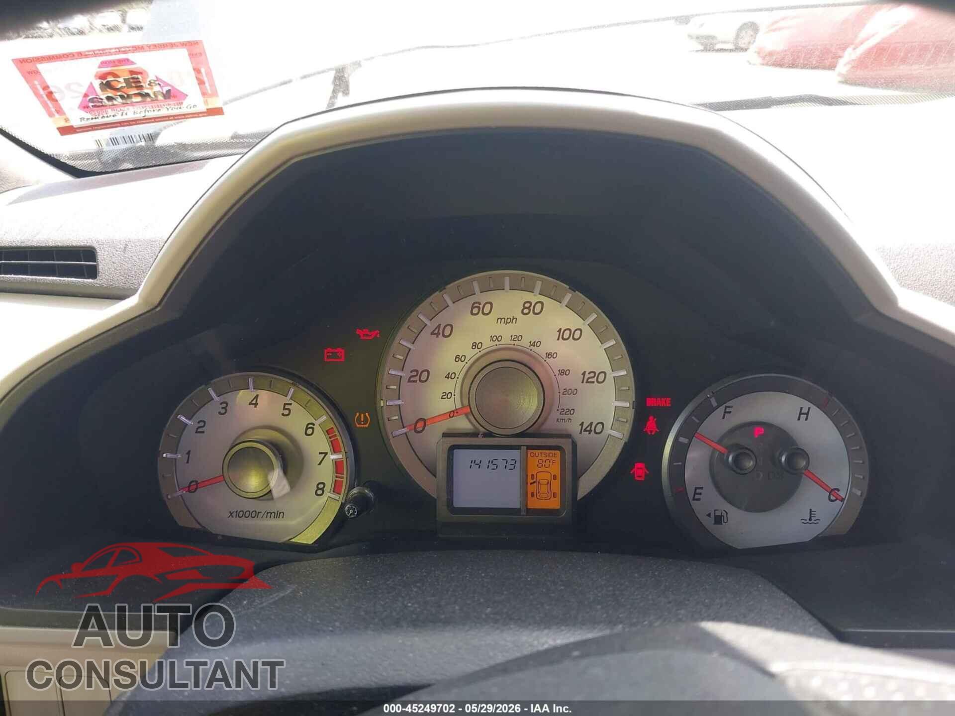 HONDA PILOT 2013 - 5FNYF4H48DB044609
