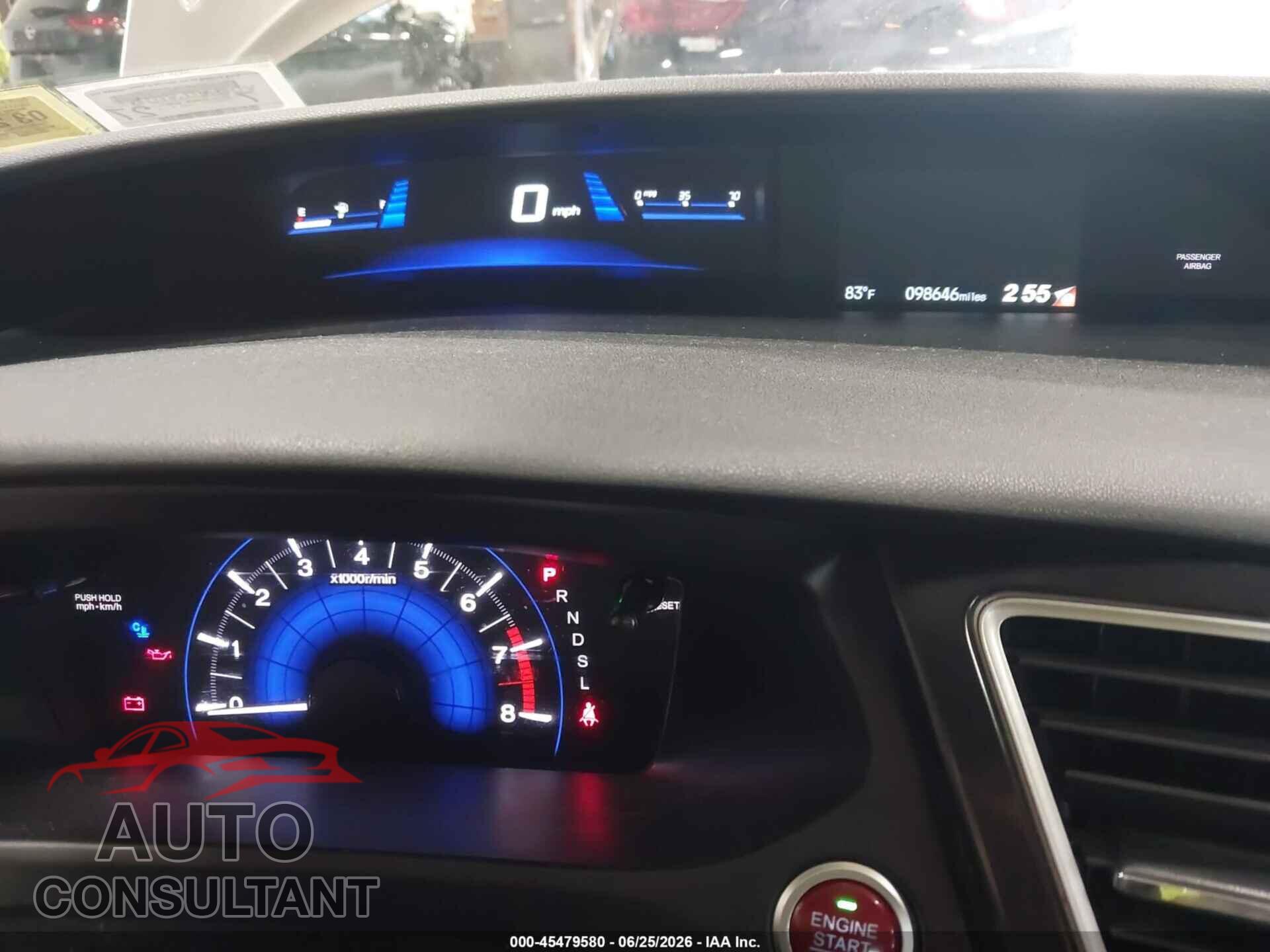 HONDA CIVIC 2014 - 19XFB2F87EE222448