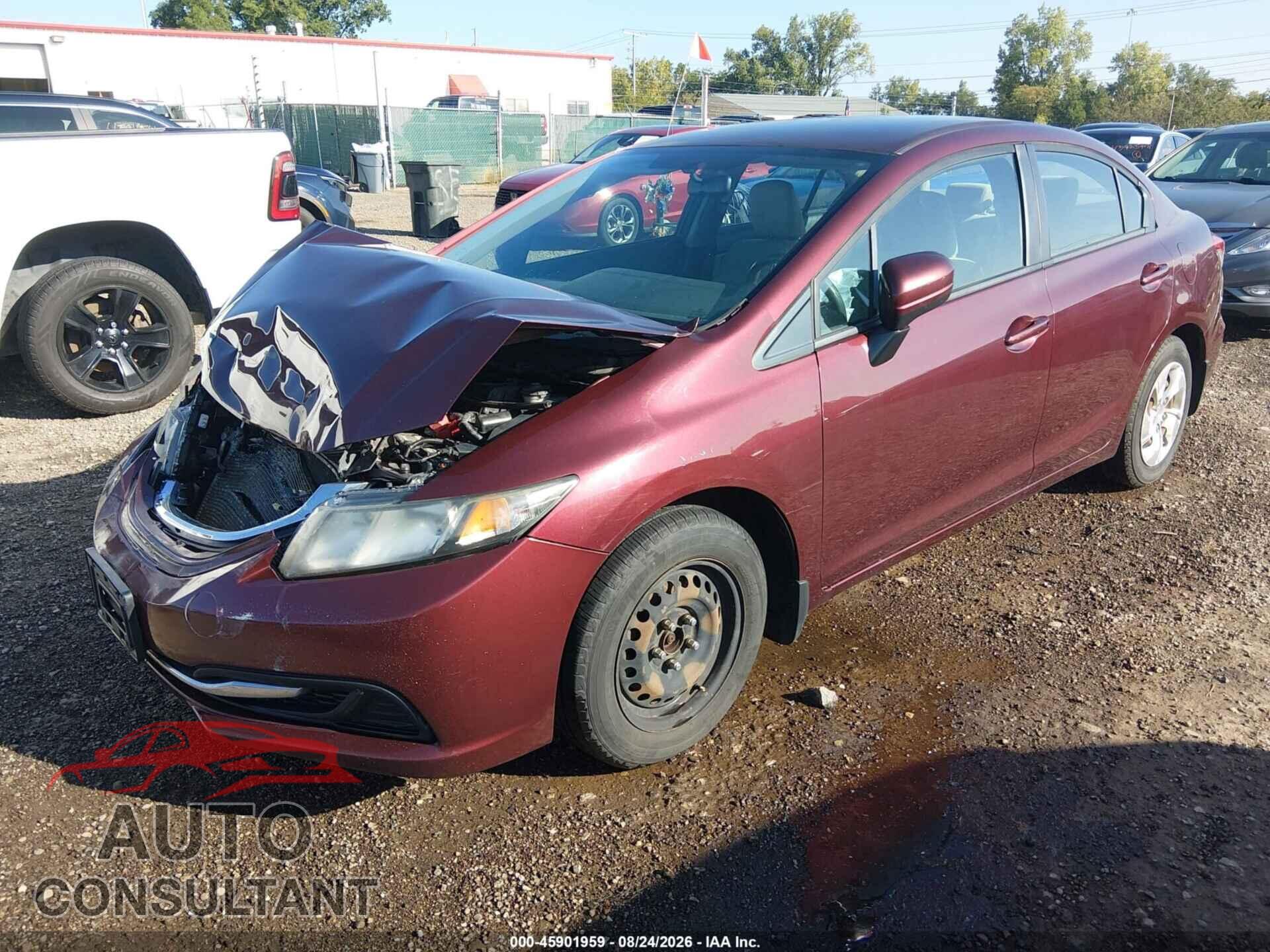 HONDA CIVIC 2014 - 19XFB2F59EE009457