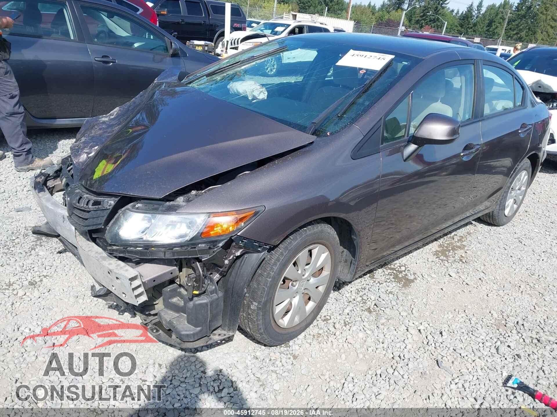HONDA CIVIC 2012 - 2HGFB2F50CH569337