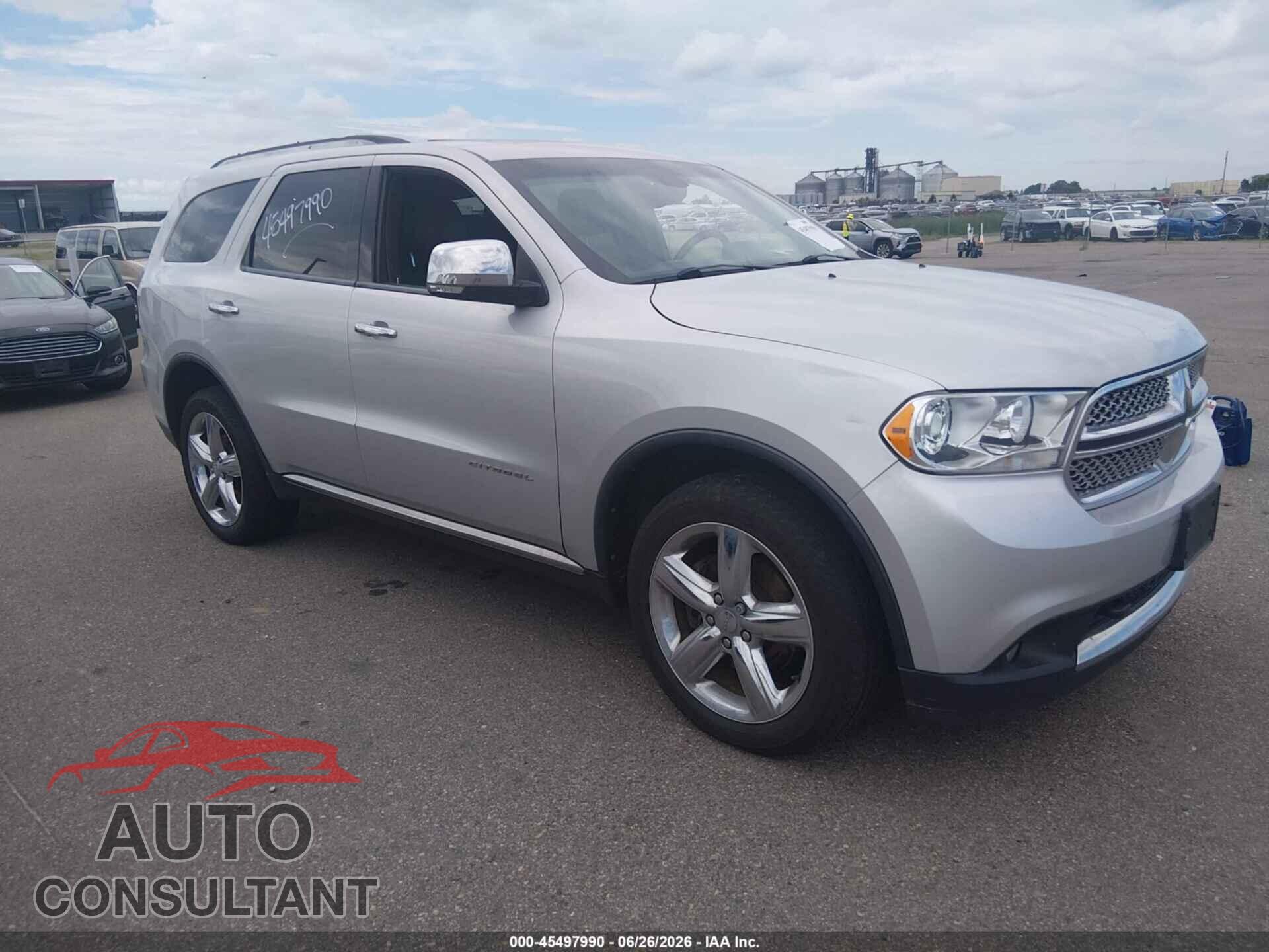 DODGE DURANGO 2012 - 1C4SDJET8CC192566