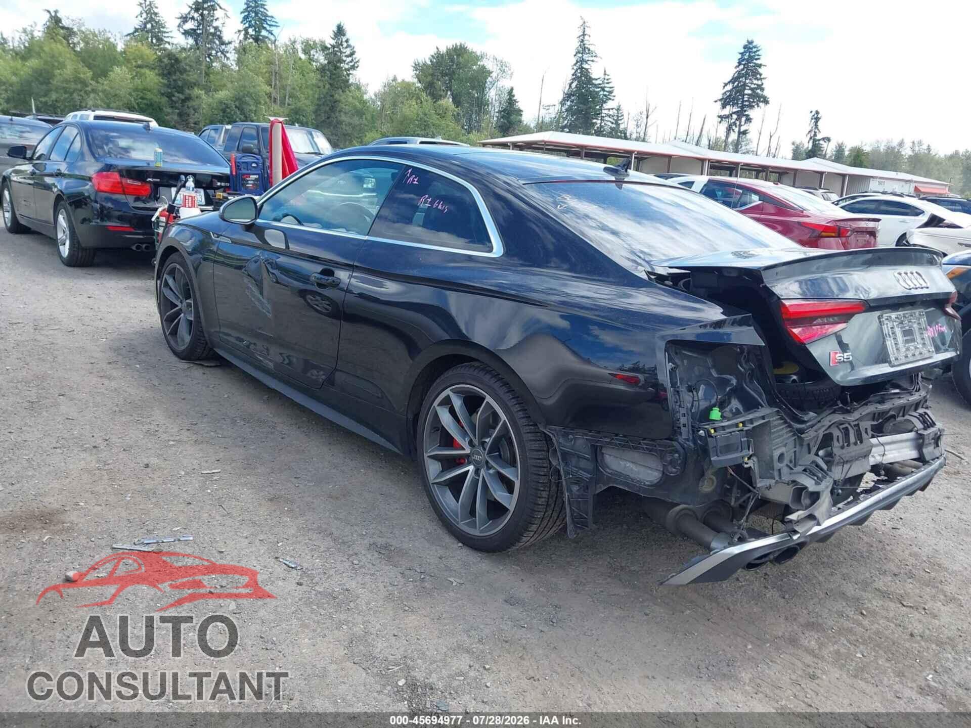 AUDI S5 2018 - WAUR4AF57JA008657