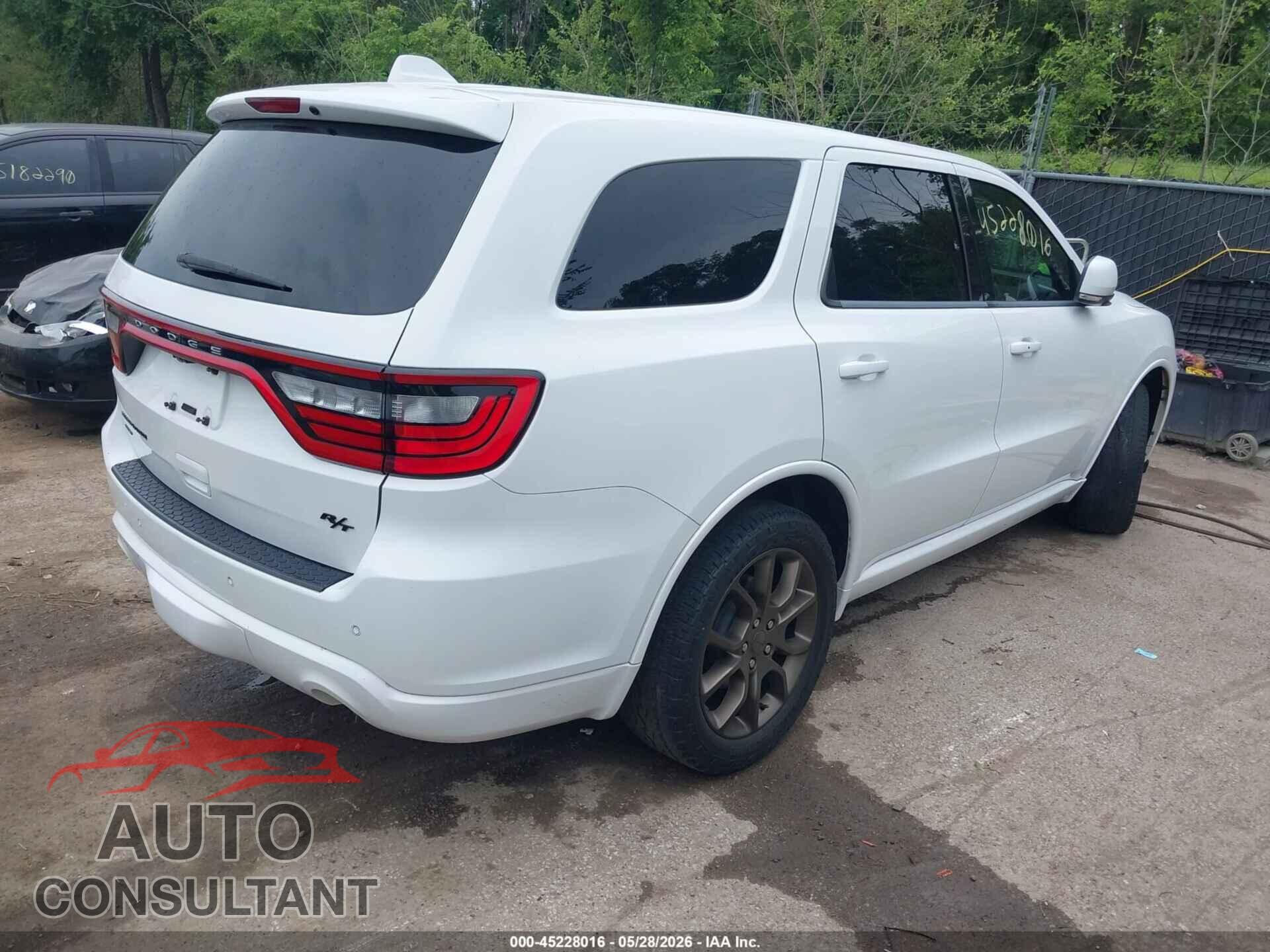 DODGE DURANGO 2017 - 1C4SDJCT4HC763044