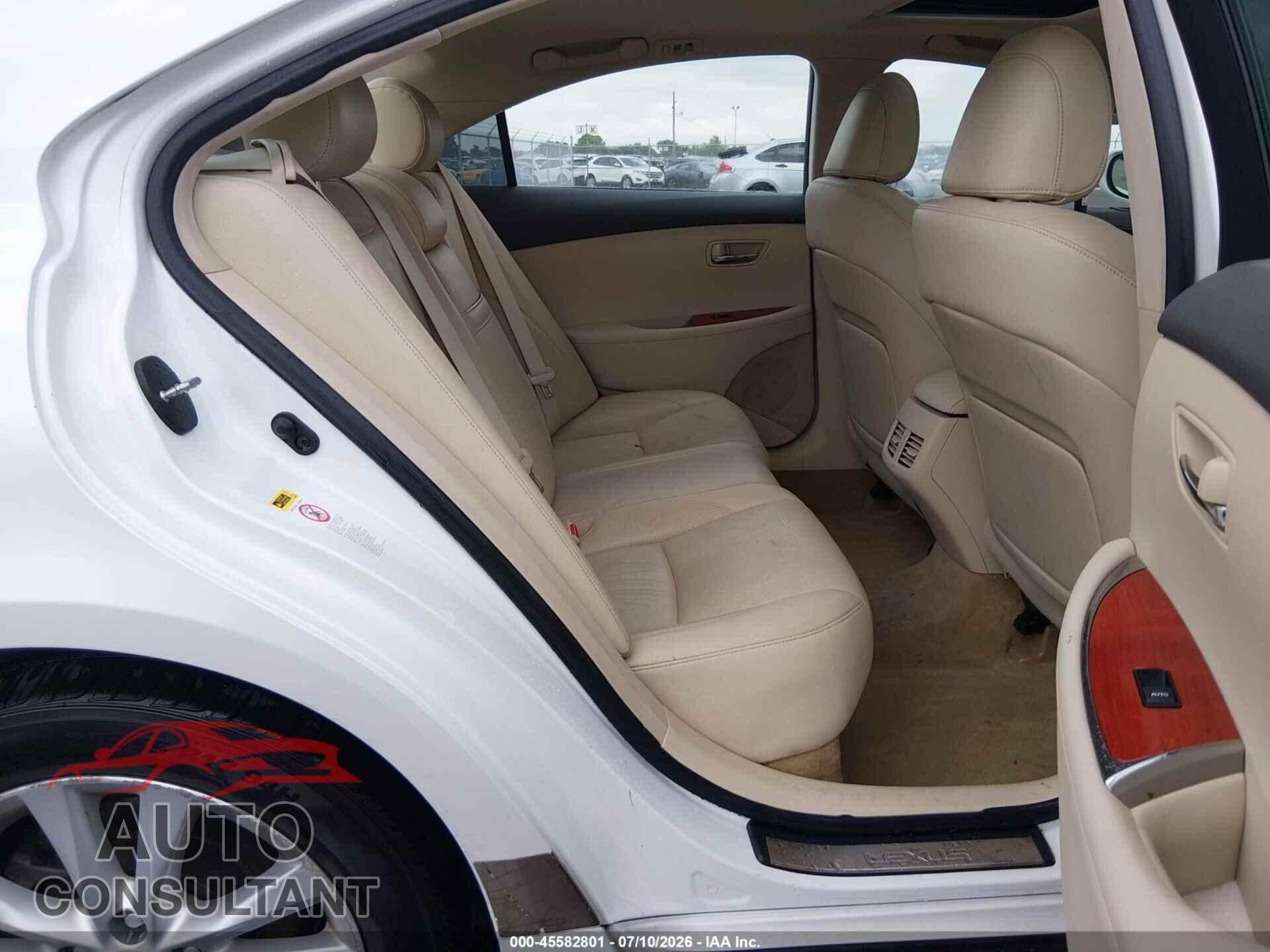 LEXUS ES 350 2010 - JTHBK1EG5A2396347
