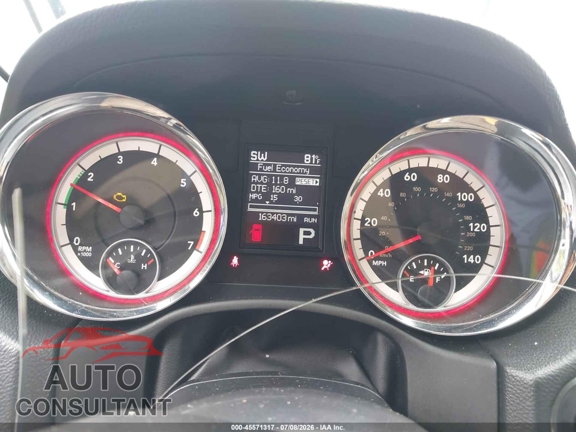 DODGE DURANGO 2013 - 1C4RDHEG2DC601690