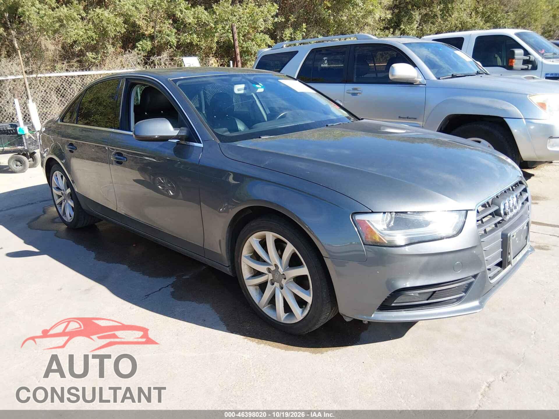 AUDI A4 2013 - WAUEFAFL0DN022324