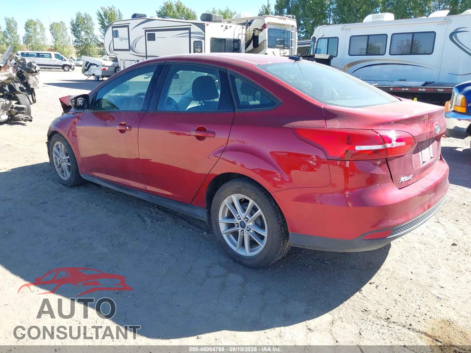FORD FOCUS 2017 - 1FADP3F20HL277139