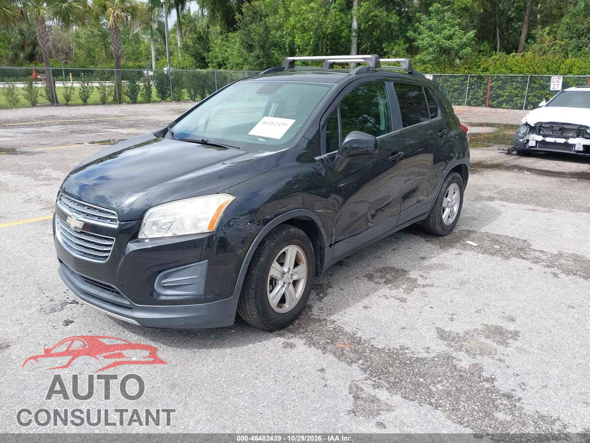 CHEVROLET TRAX 2015 - KL7CJLSB2FB209003