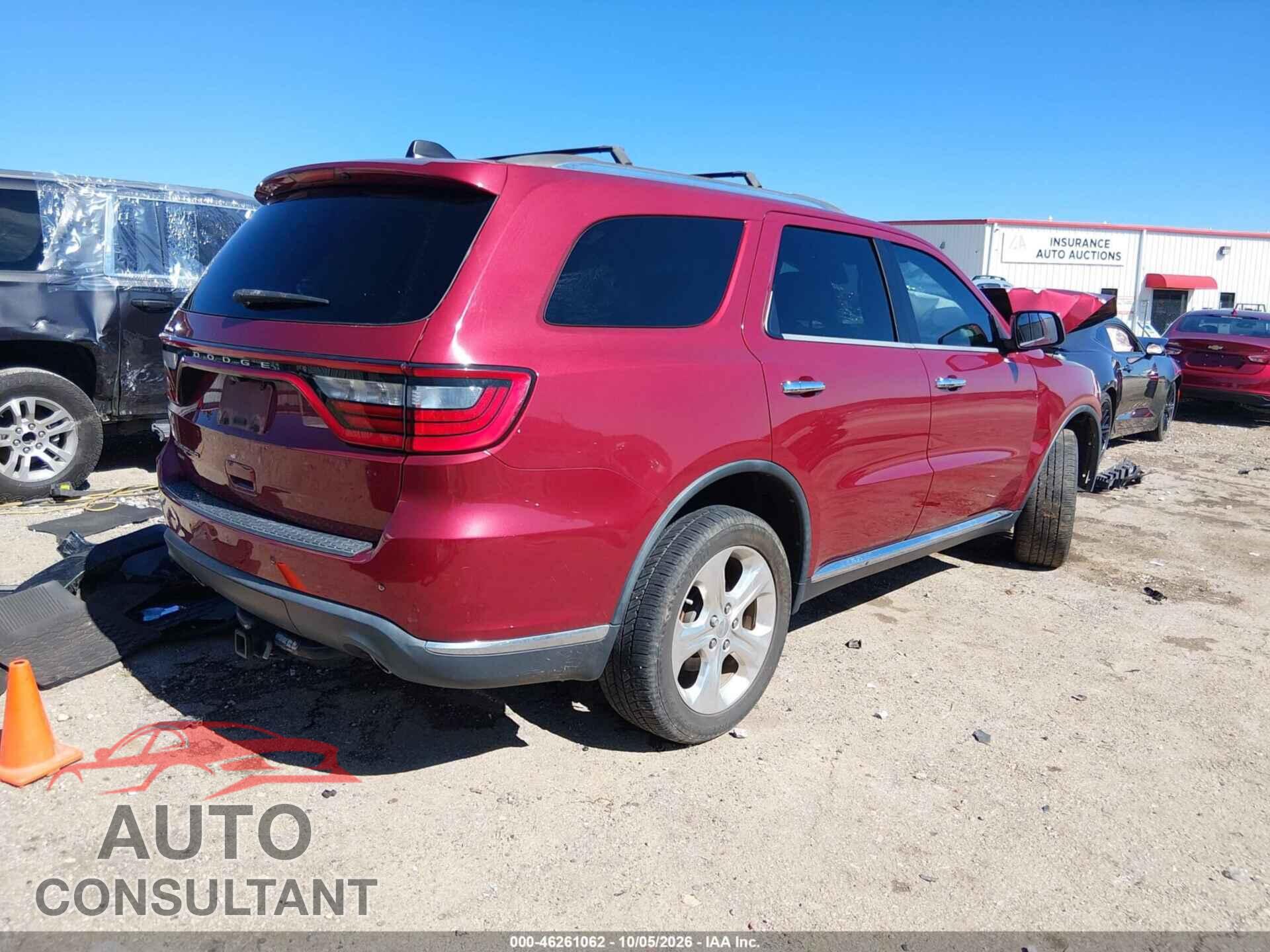 DODGE DURANGO 2015 - 1C4RDJAG3FC128530