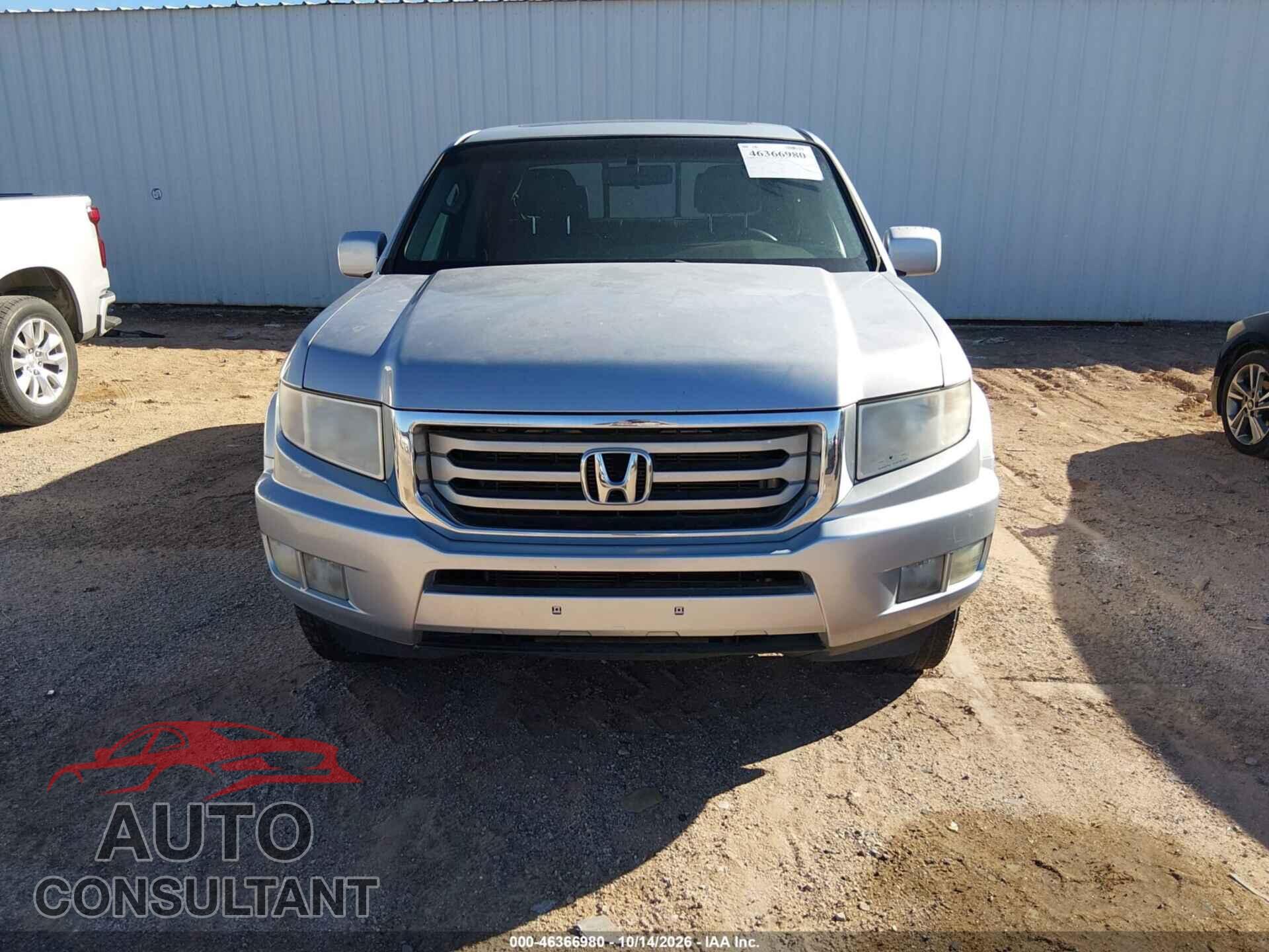 HONDA RIDGELINE 2012 - 5FPYK1F55CB457941