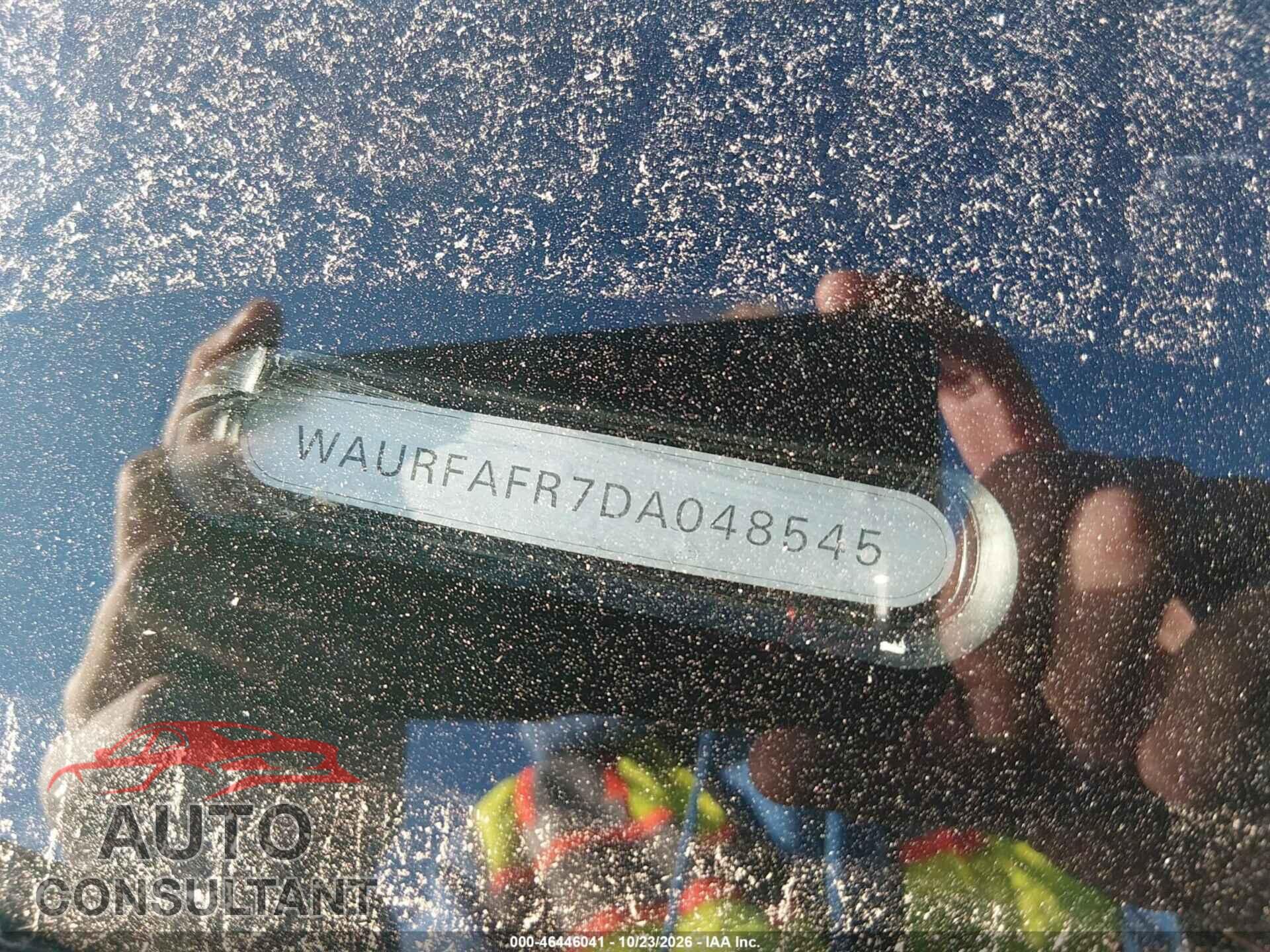 AUDI A5 2013 - WAURFAFR7DA048545