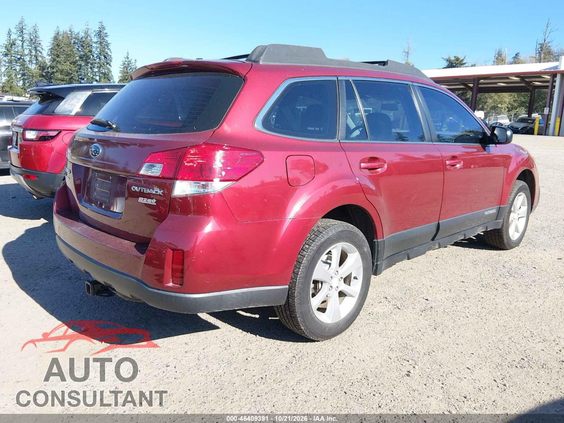 SUBARU OUTBACK 2014 - 4S4BRBACXE3313500