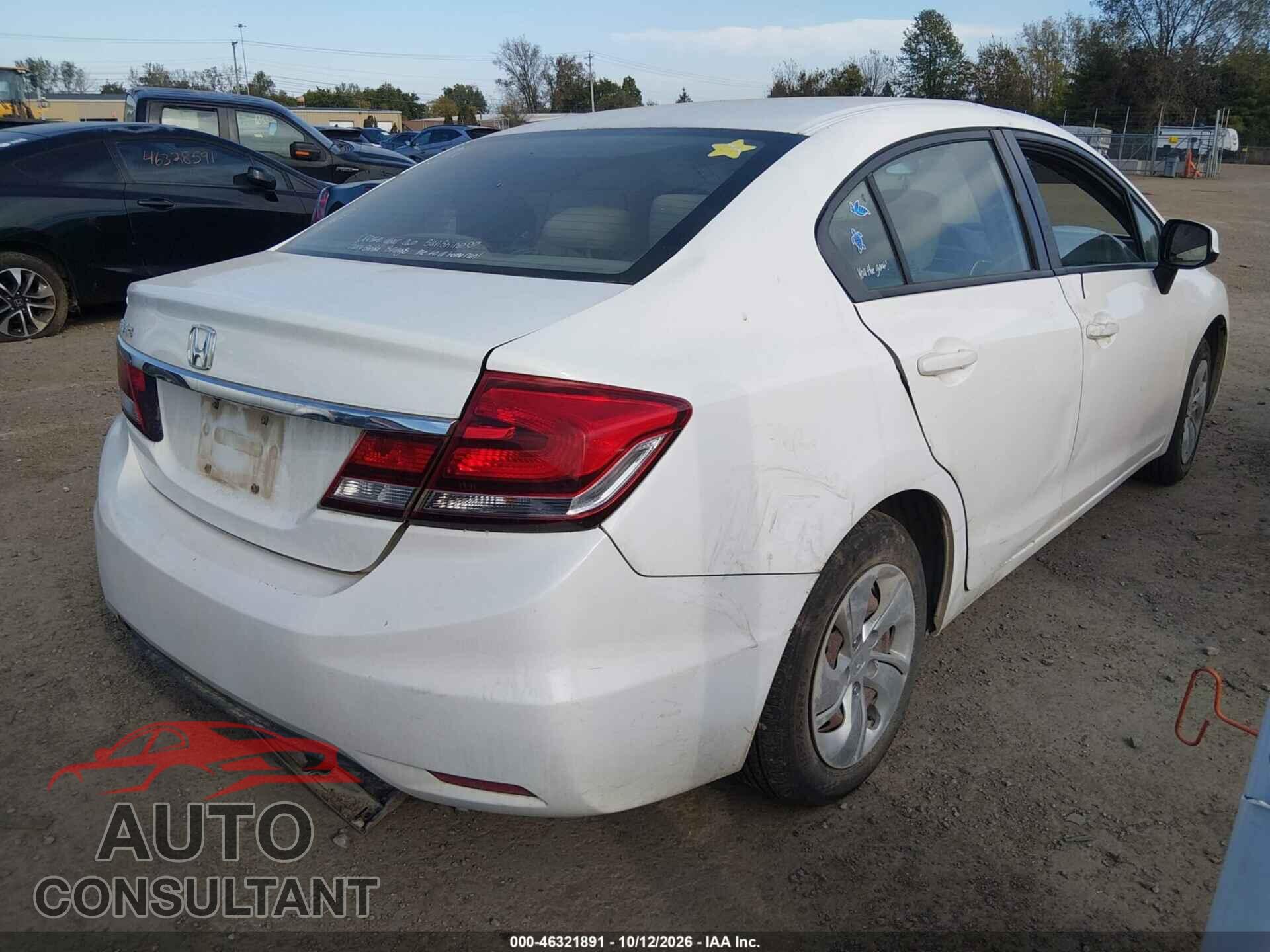 HONDA CIVIC 2013 - 19XFB2F57DE044769