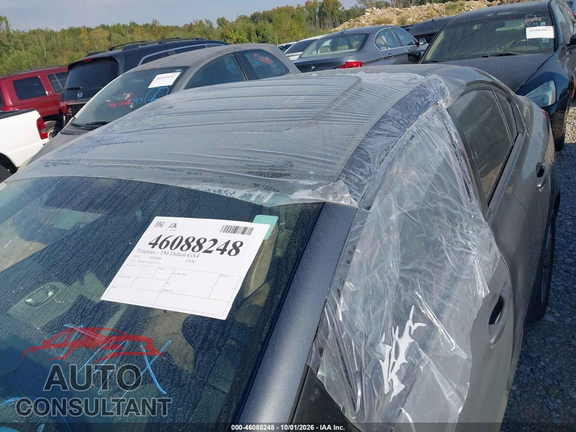 HONDA CIVIC 2012 - 2HGFB2F92CH331413