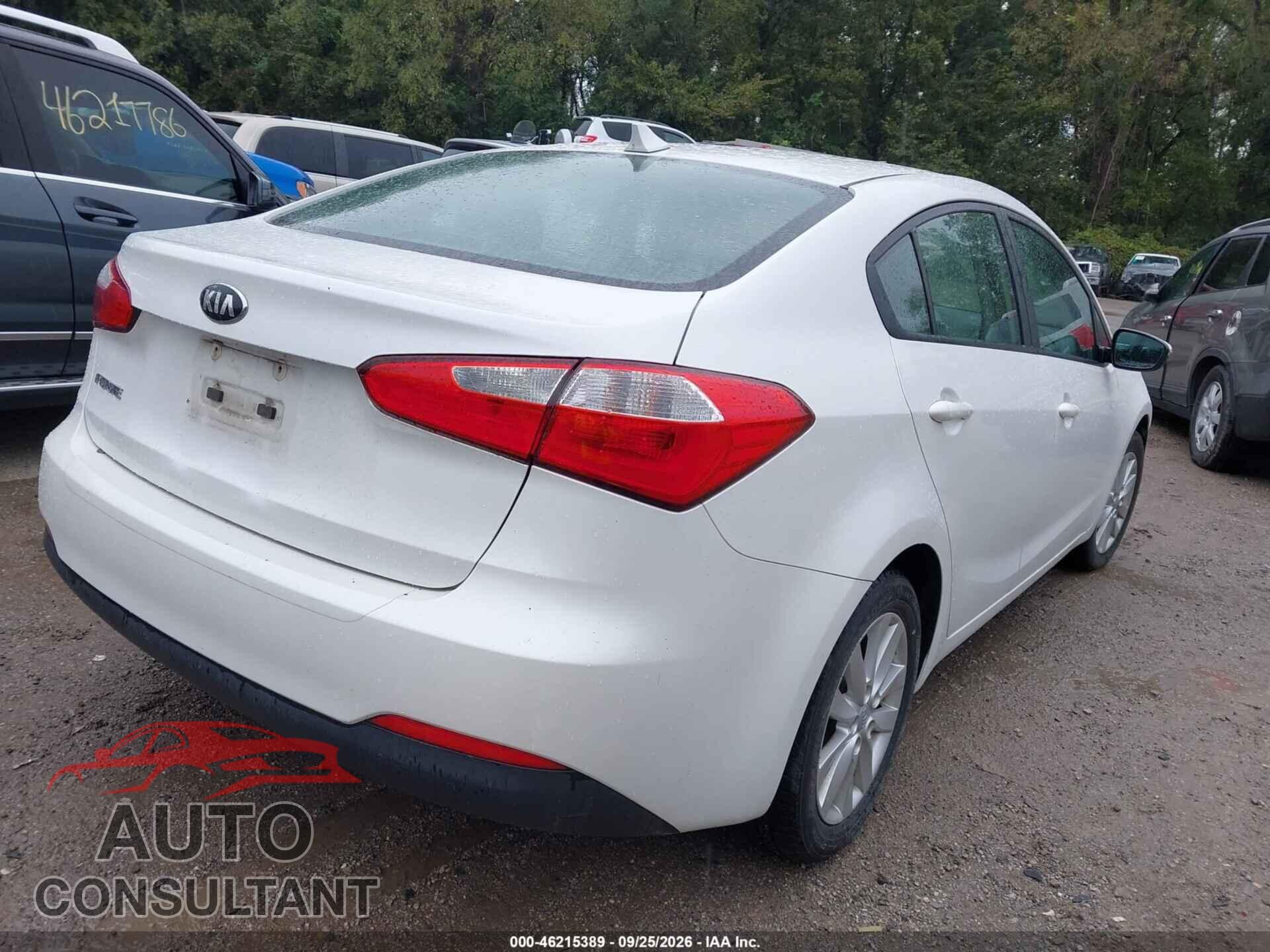 KIA FORTE 2014 - KNAFX4A64E5102070
