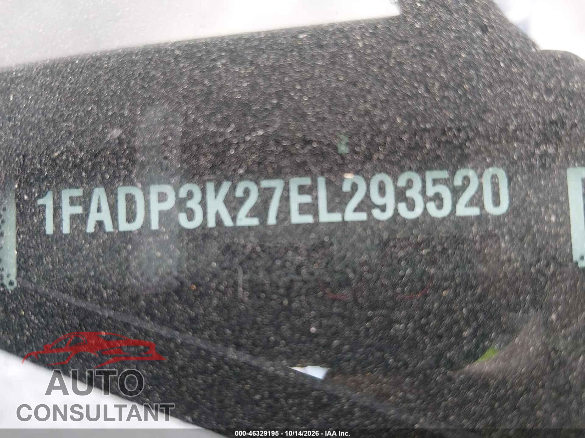 FORD FOCUS 2014 - 1FADP3K27EL293520