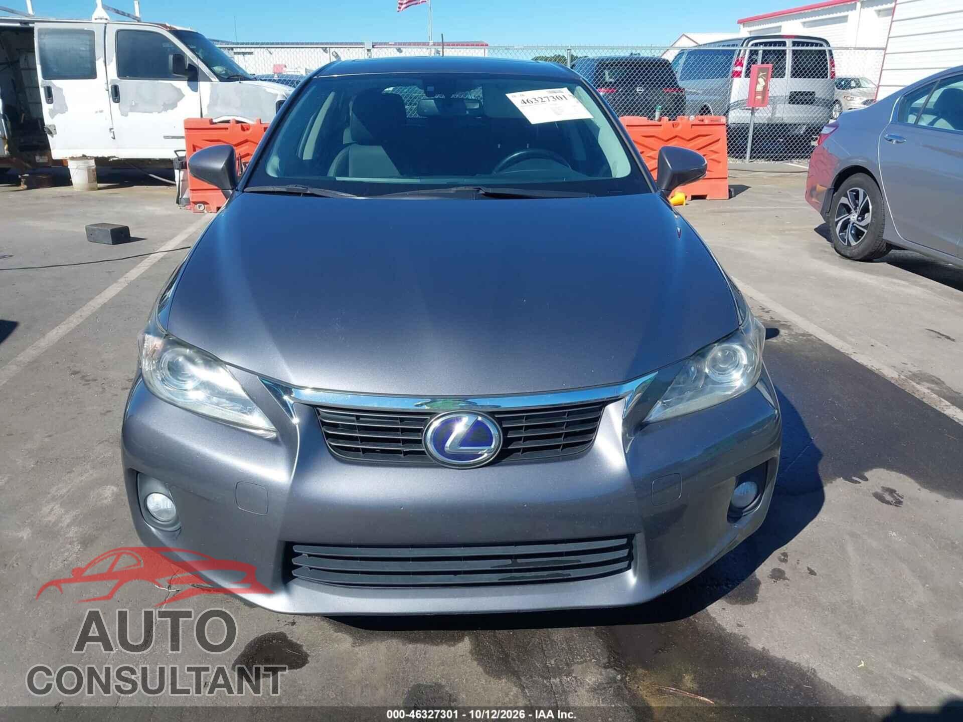 LEXUS CT 200H 2012 - JTHKD5BH5C2114919