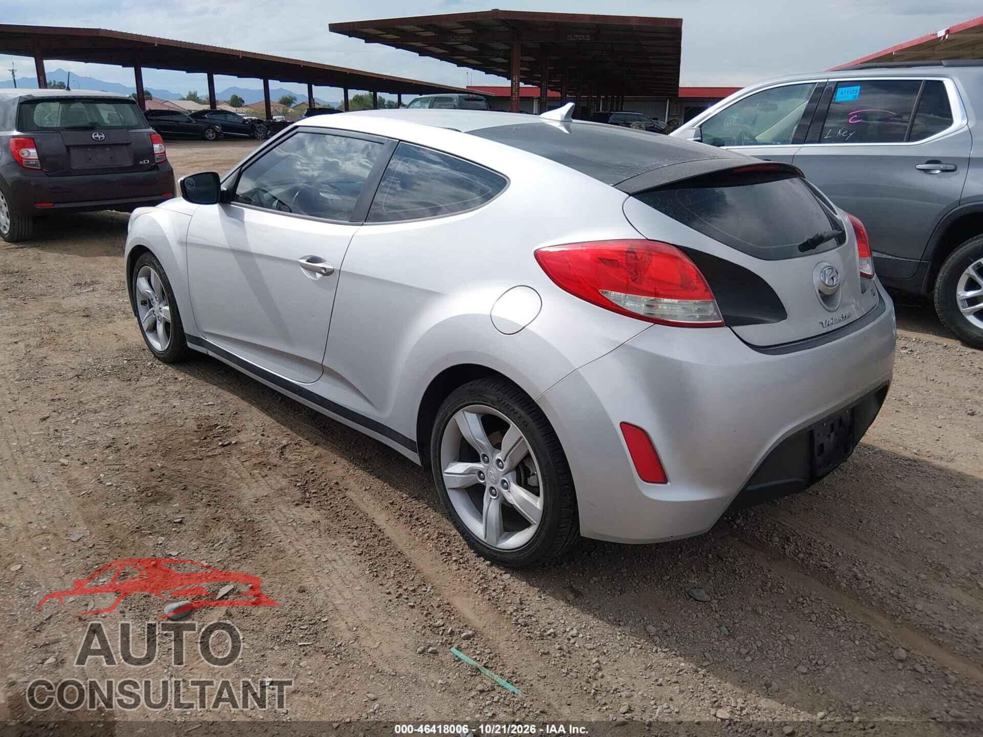 HYUNDAI VELOSTER 2012 - KMHTC6AD6CU060589