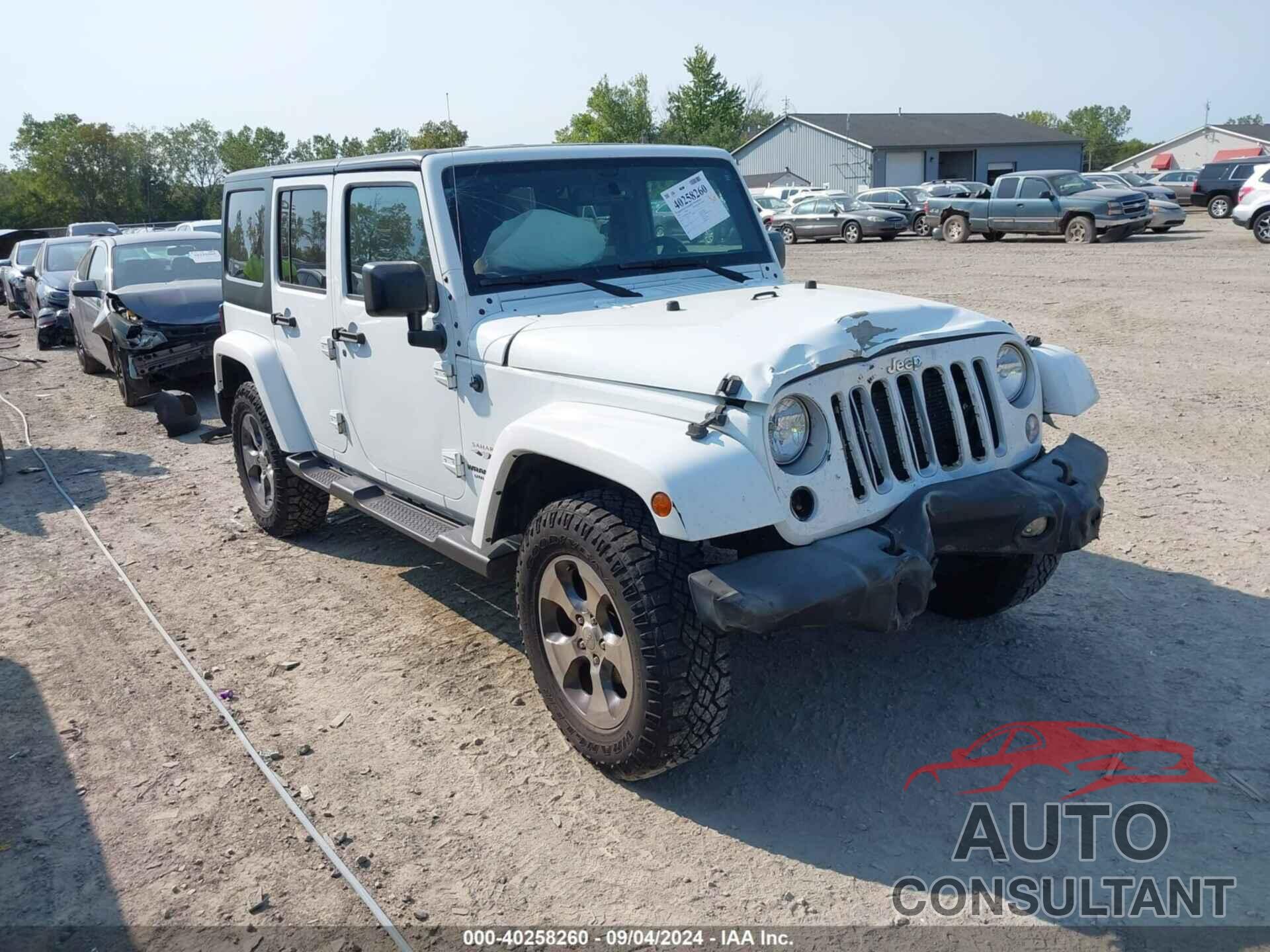 JEEP WRANGLER UNLIMITED 2016 - 1C4HJWEG8GL313041