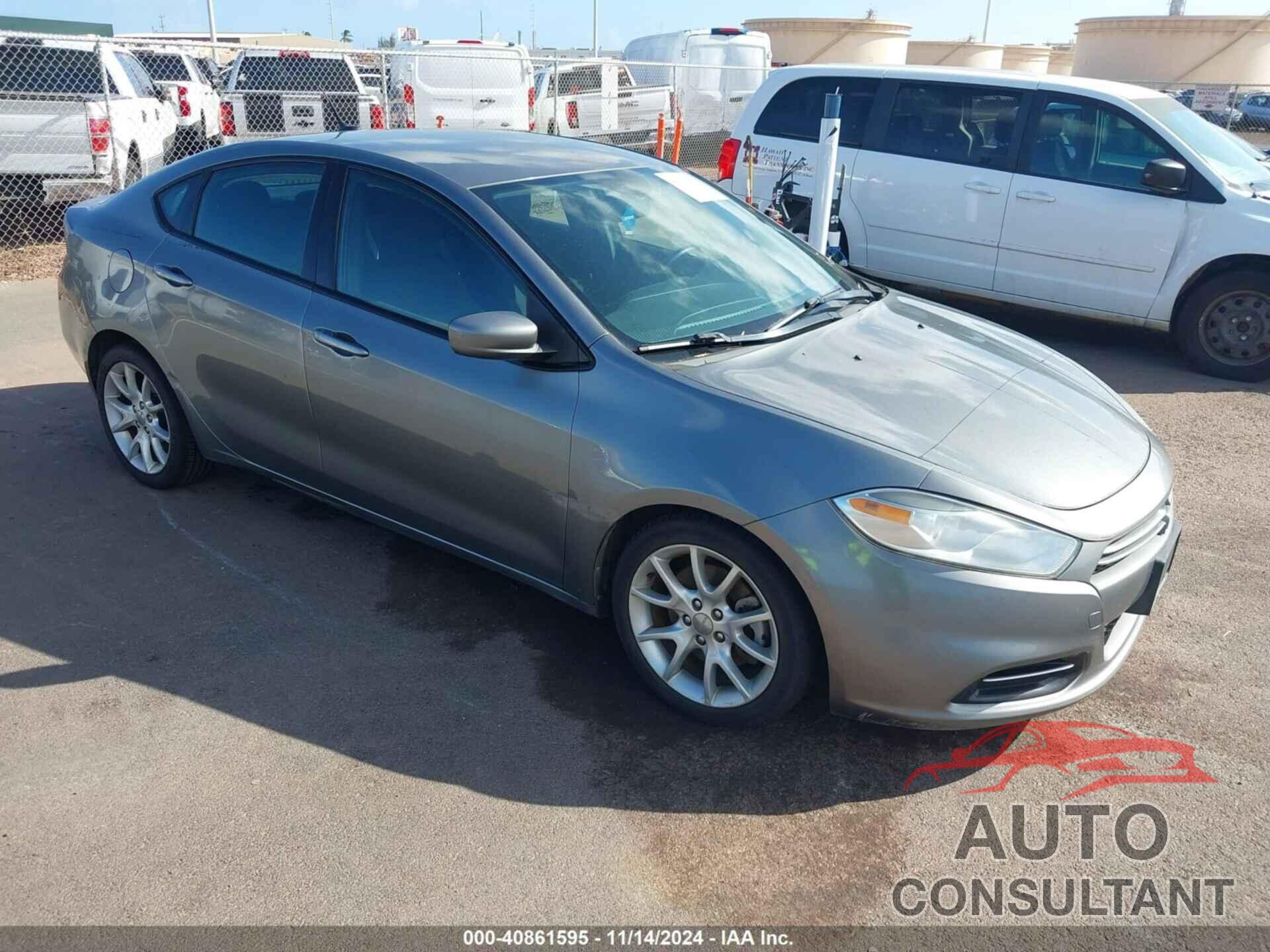 DODGE DART 2013 - 1C3CDFBA3DD206197